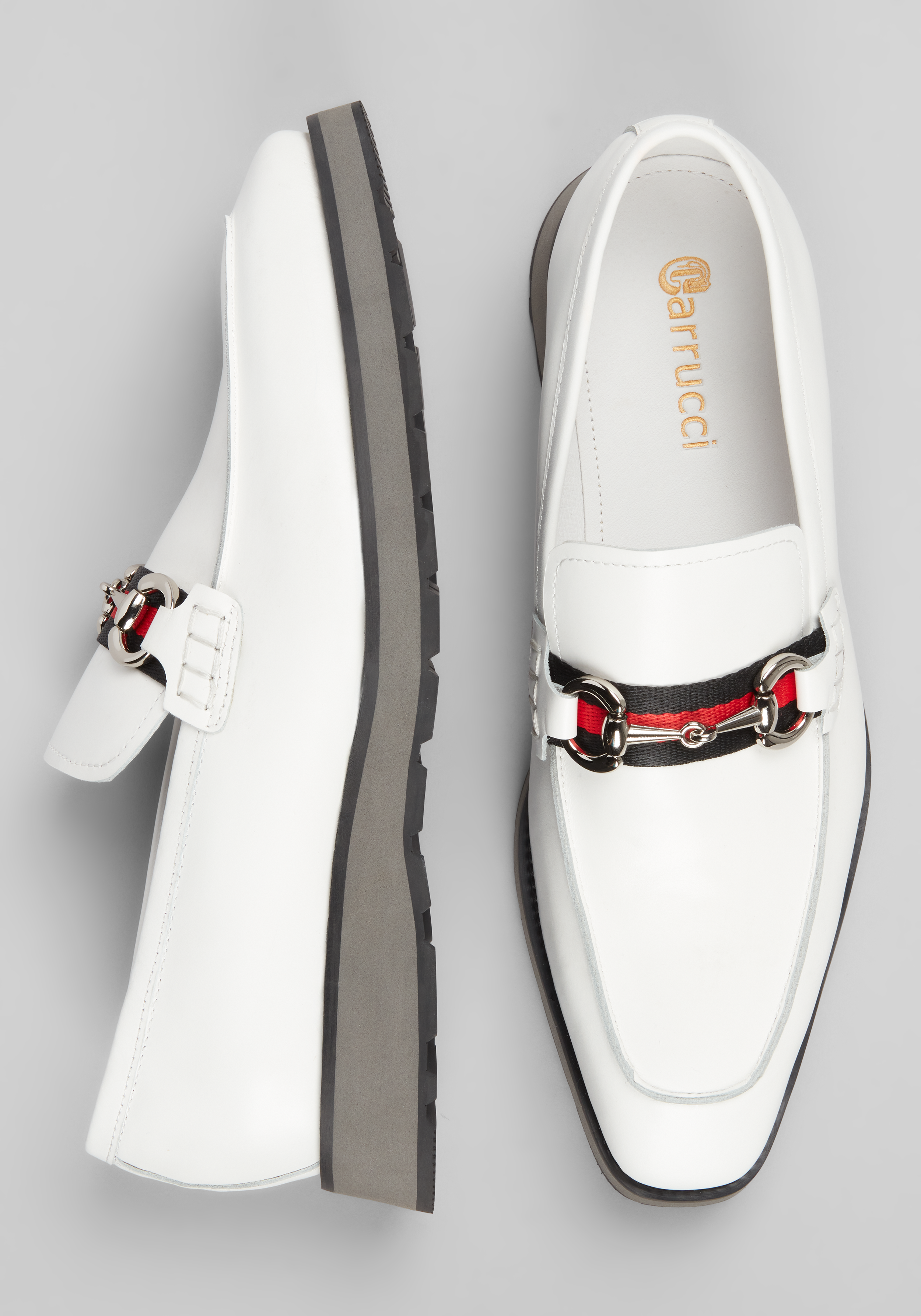 Men's Shoes, Carrucci Bit Loafers - Jos A Bank