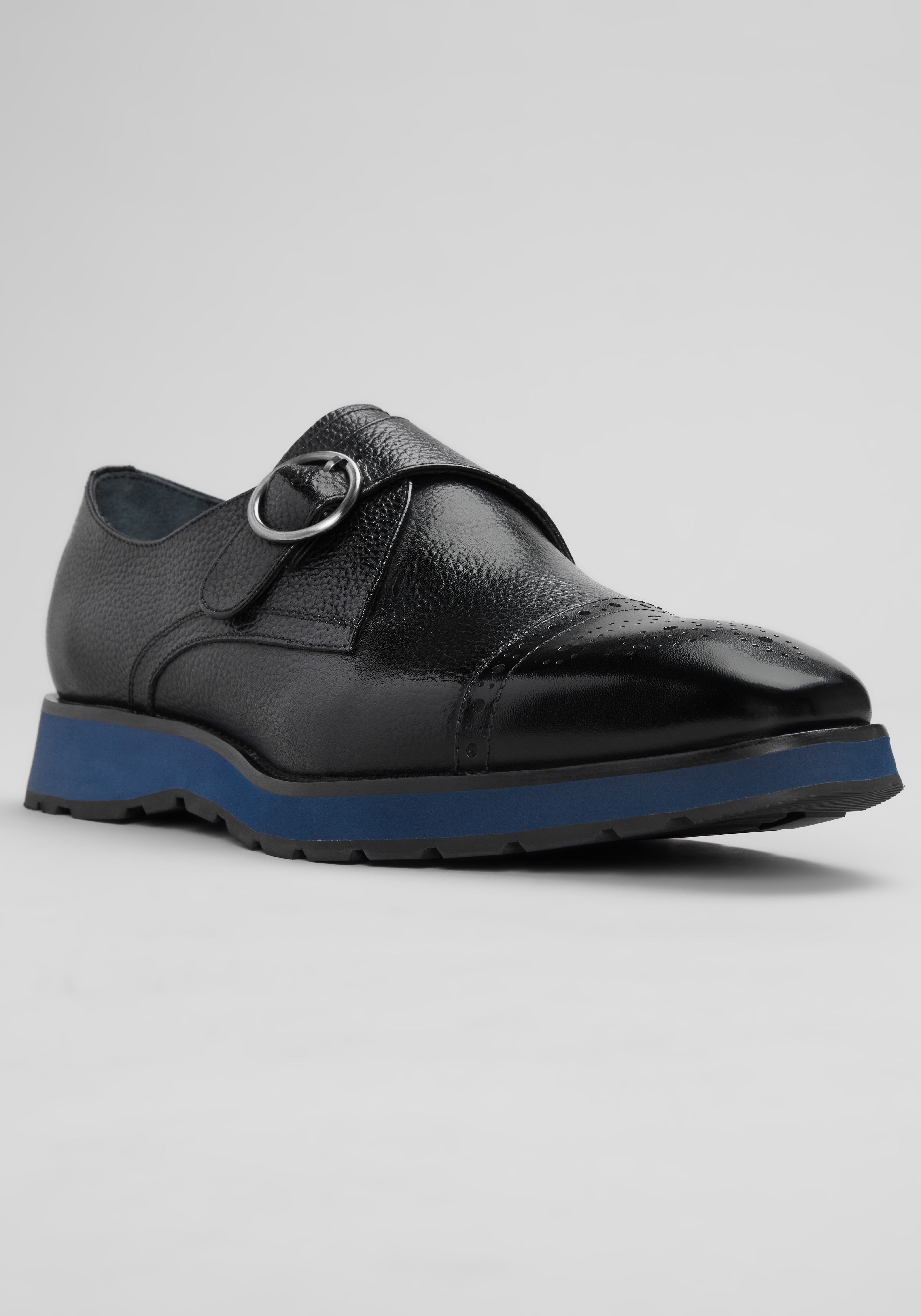 Carrucci Hybrid Monk Strap Shoes