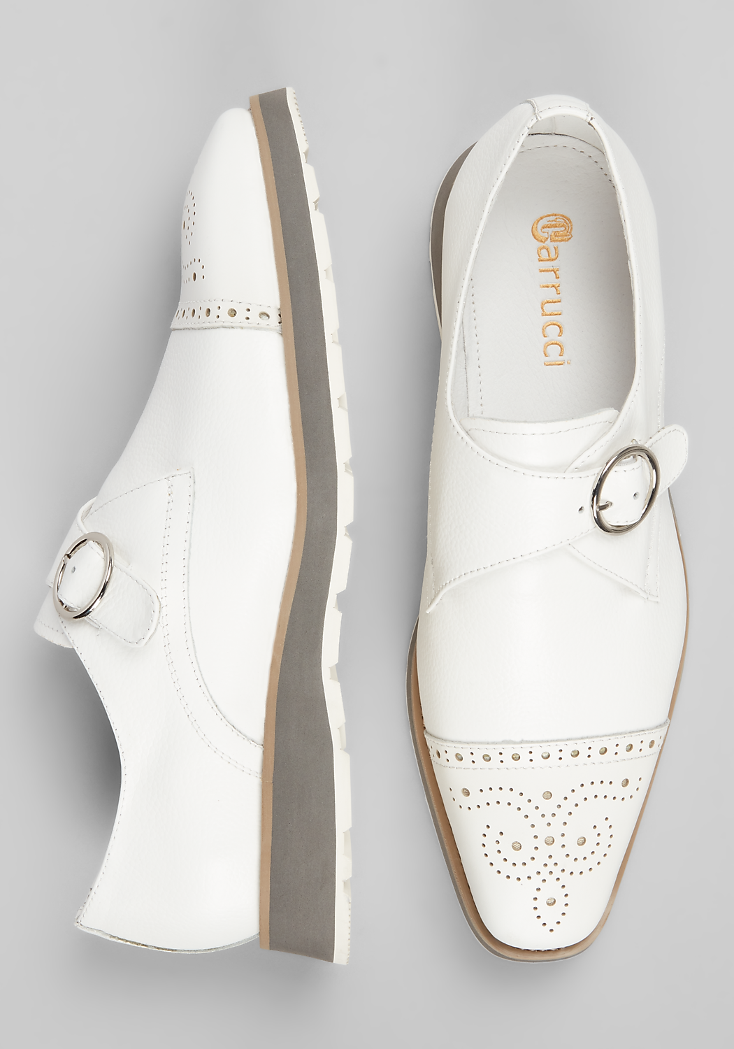 Carrucci Hybrid Monk Strap Shoes