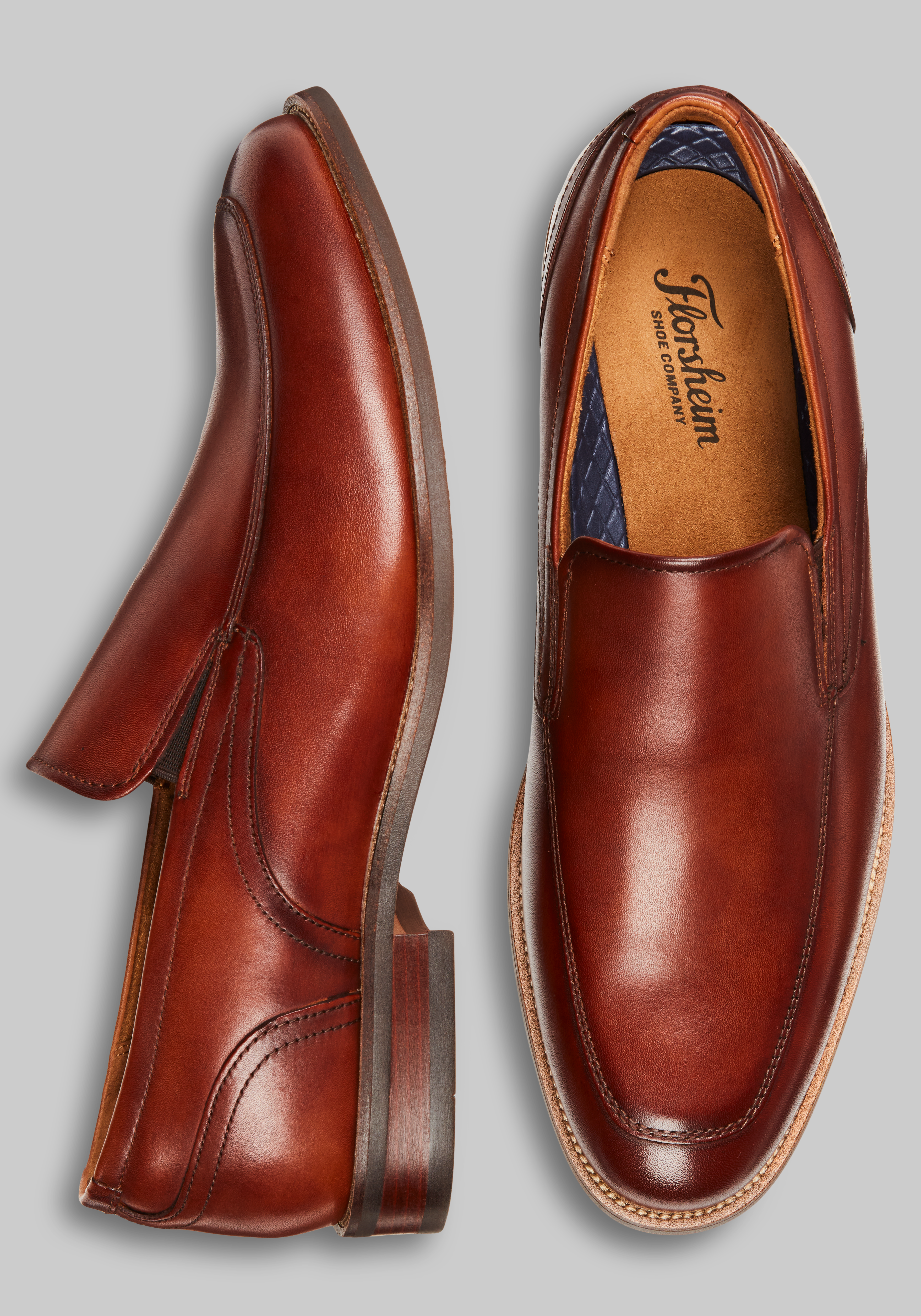 Men's Shoes, Florsheim Remi Moc Toe Slip-On - Jos A Bank