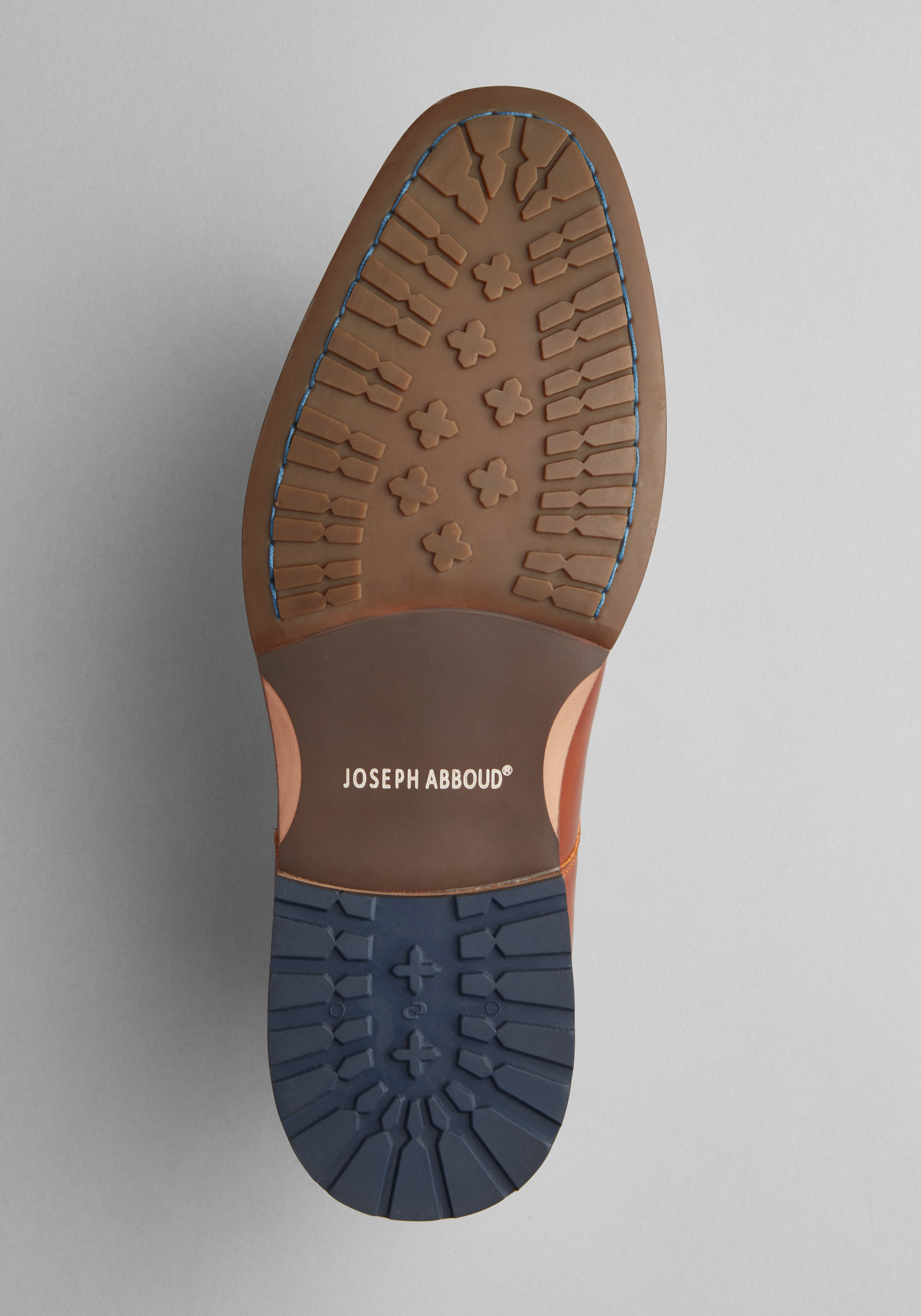 joseph abboud tan plain toe oxfords