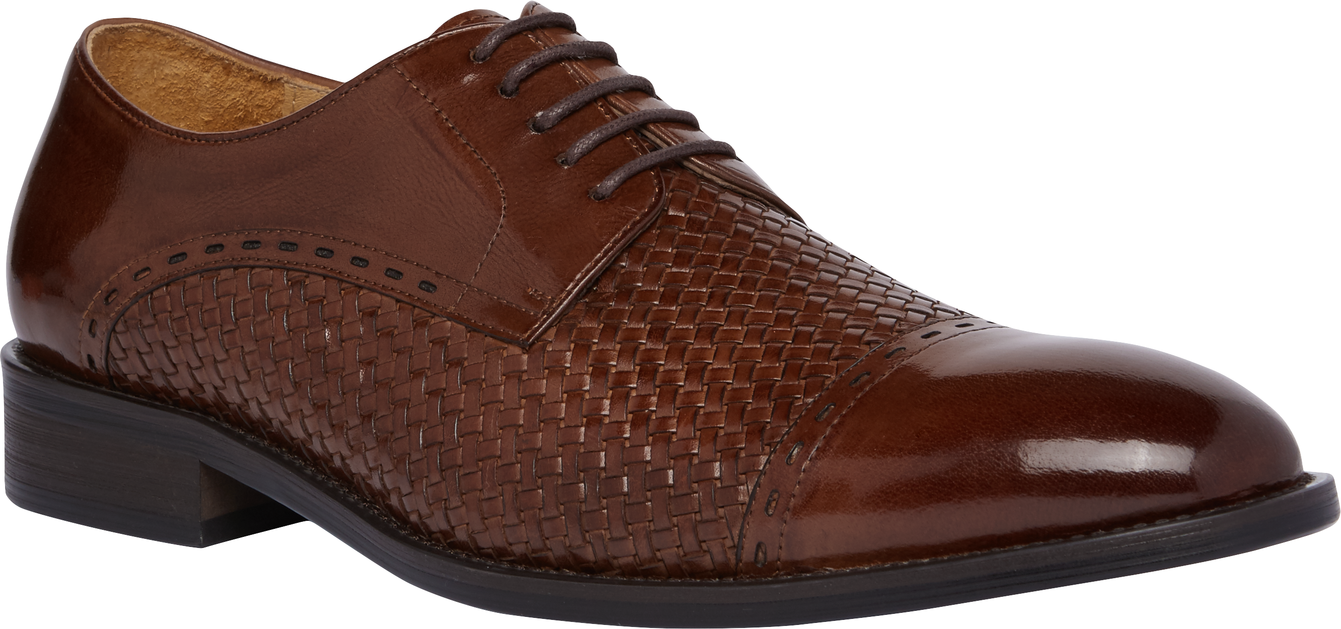 joseph abboud tan plain toe oxfords
