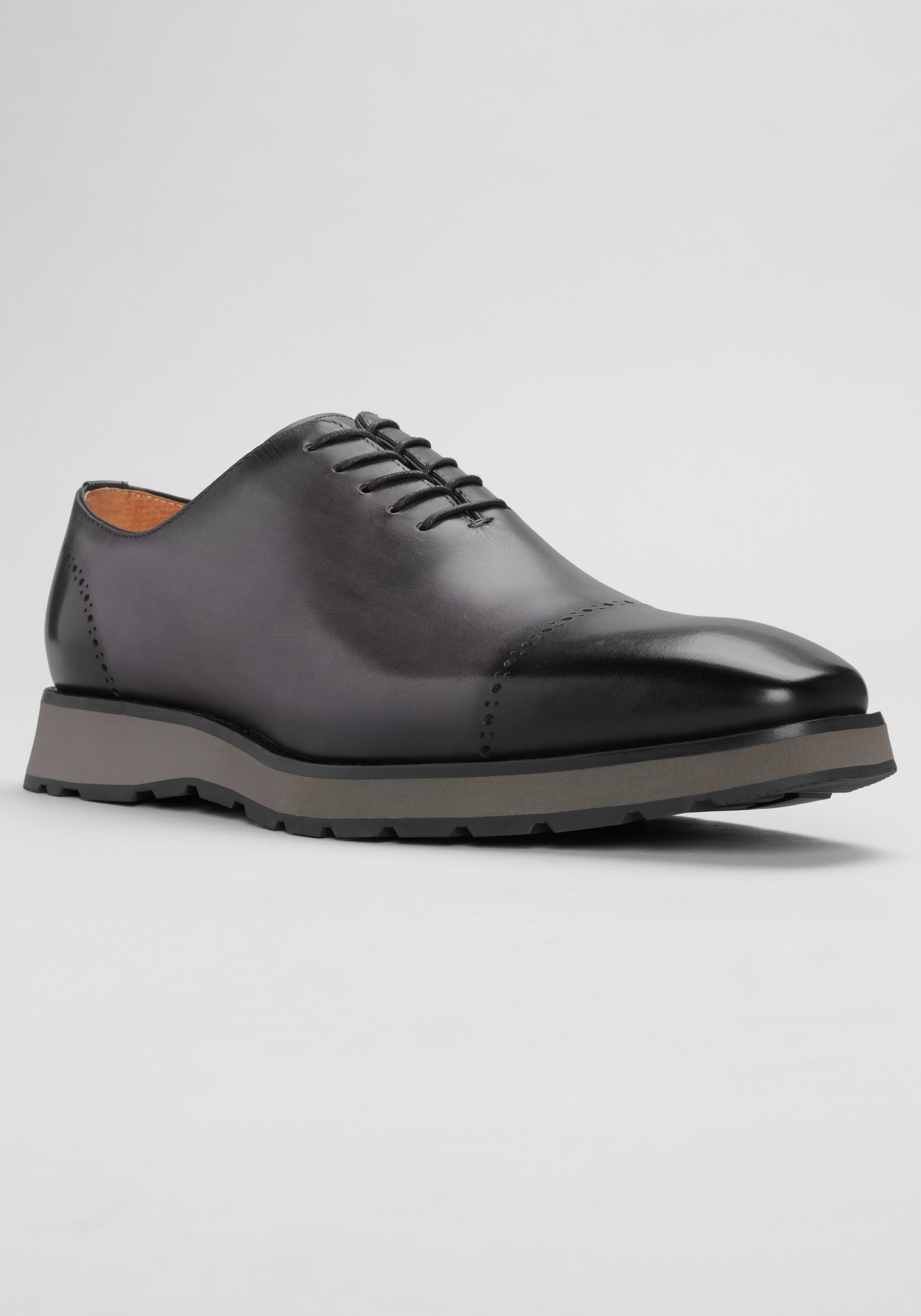 Carrucci Hybrid Lace‑Up Cap Toe Oxfords