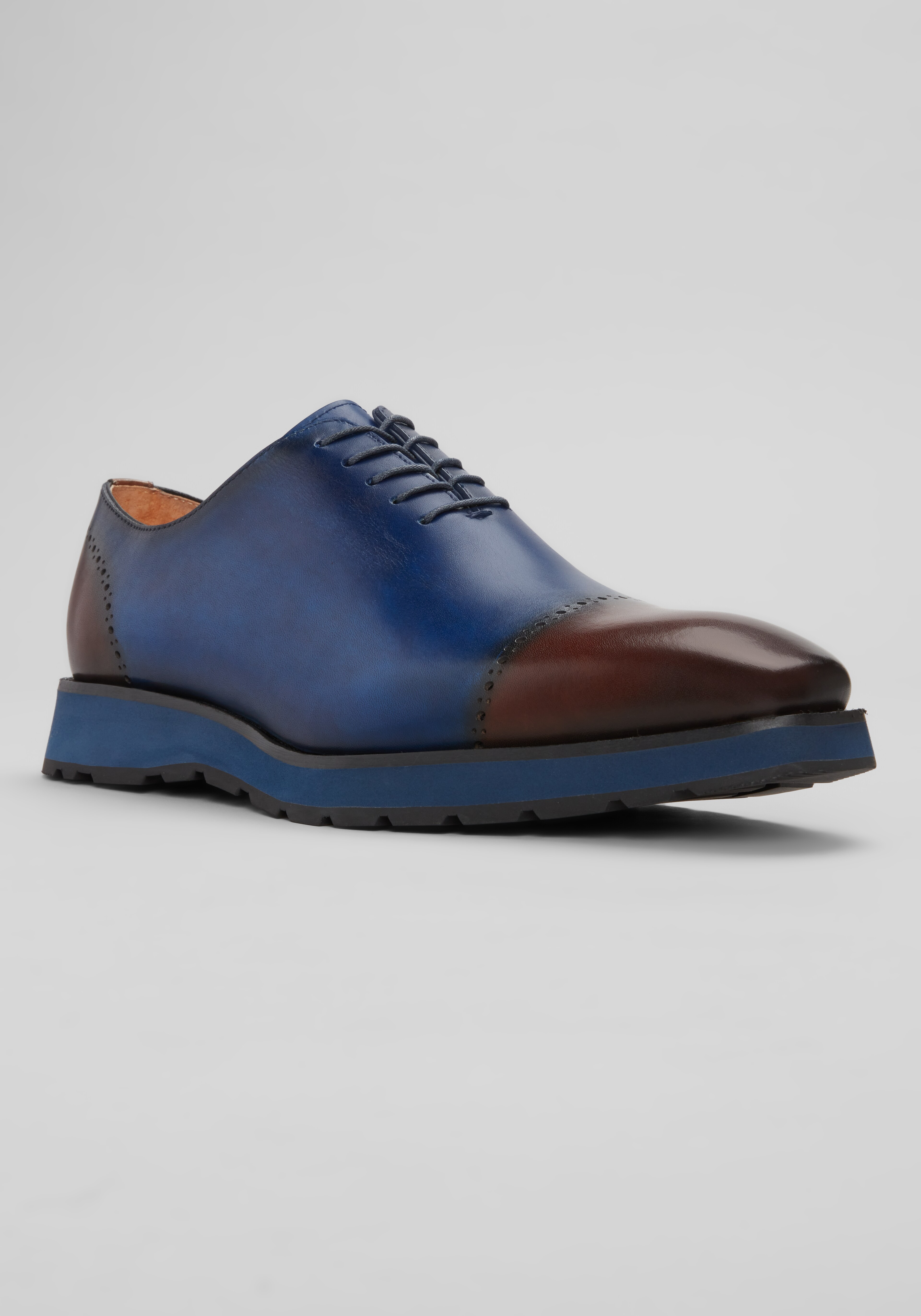 Carrucci Hybrid Lace‑Up Cap Toe Oxfords