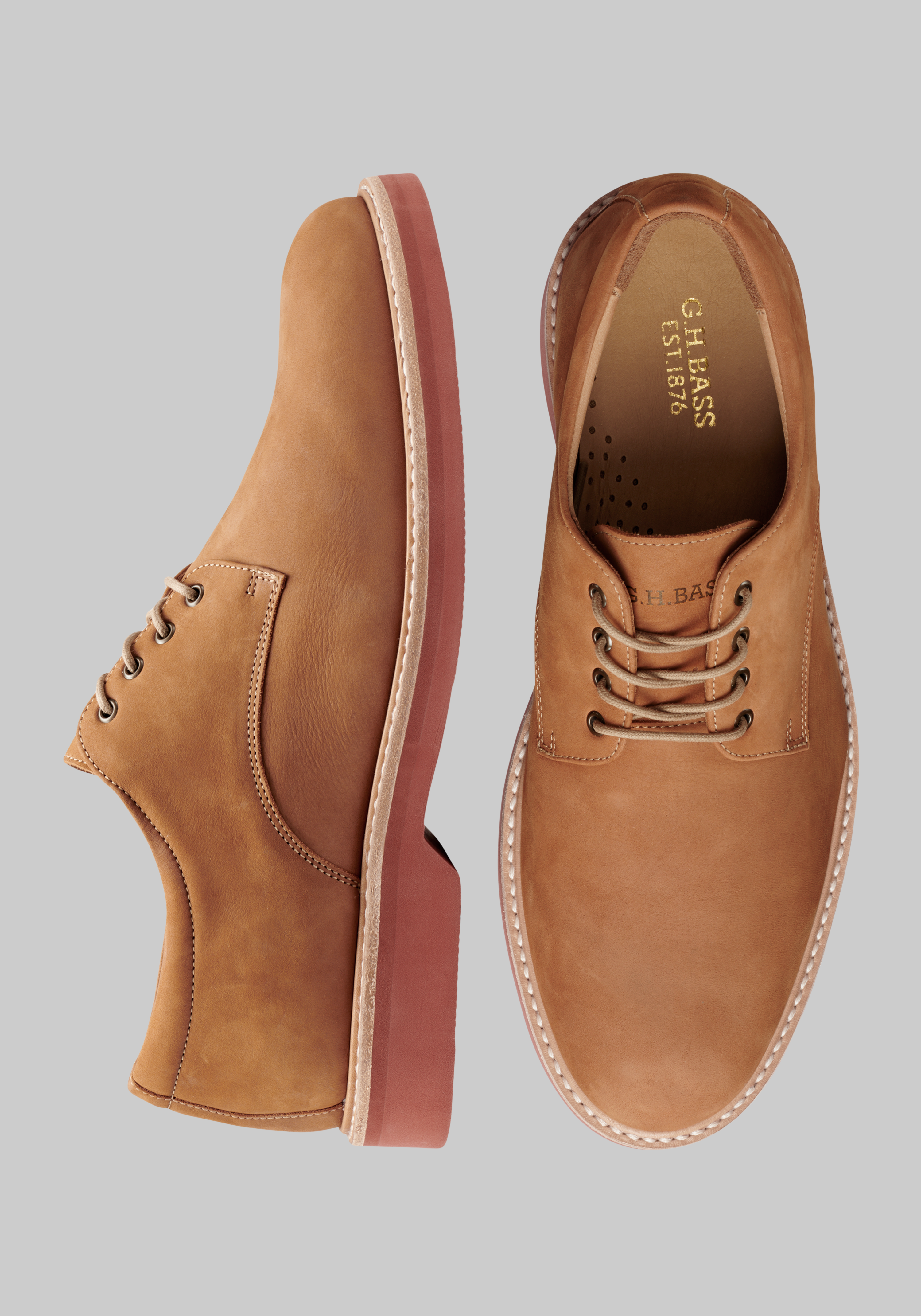 Men's Shoes, G.H. Bass Pasadena Derby Oxfords - Jos A Bank