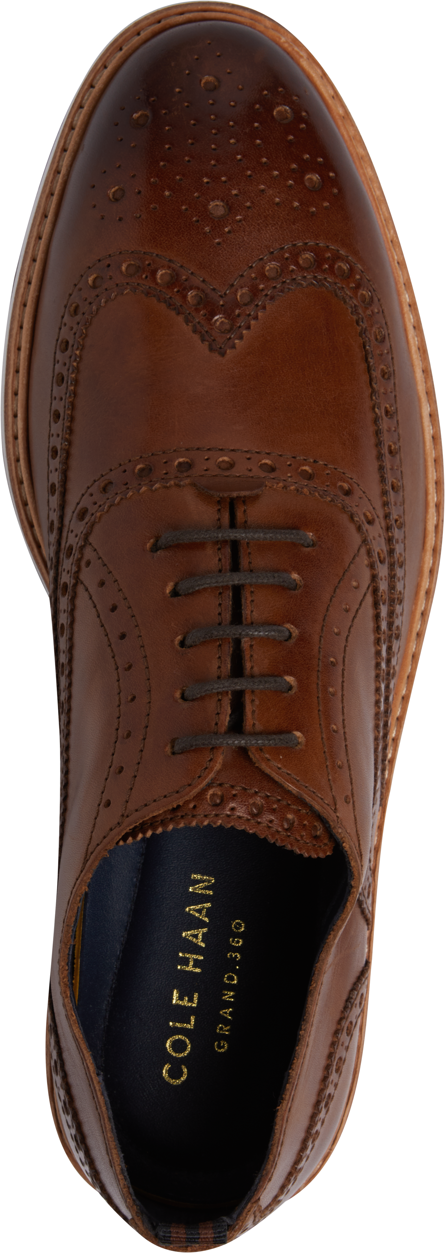 cole haan morris wingtip oxford british tan