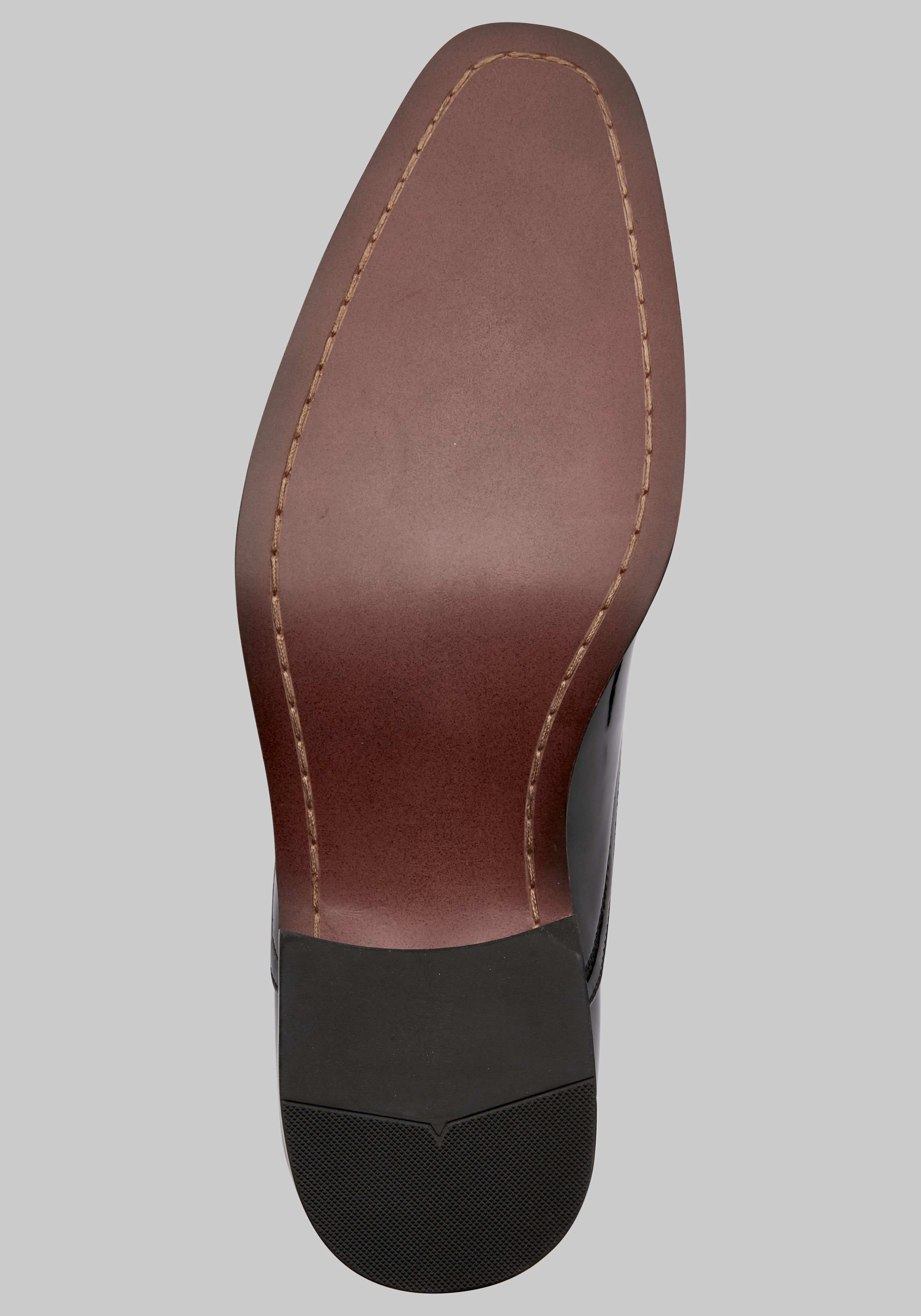 joseph abboud black patent dress shoe