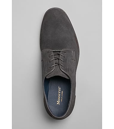 arco prisión Bajar Moretti Nicole Embossed Suede Blucher Oxford Lace Ups CLEARANCE - All  Clearance | Jos A Bank