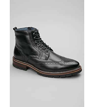 Wingtip boots mens outlet fashion