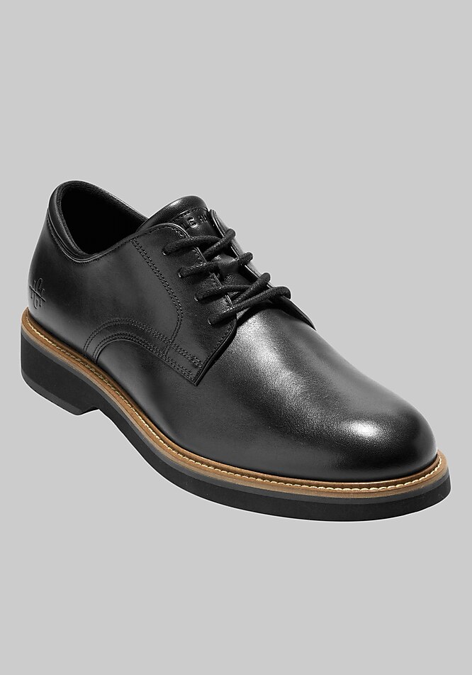 Cole Haan Black Leather Oxfords with Lace-Up Design Cole Haan Øriginal Grand Wingtip Oxford Black Lace Up Size  main image 2
