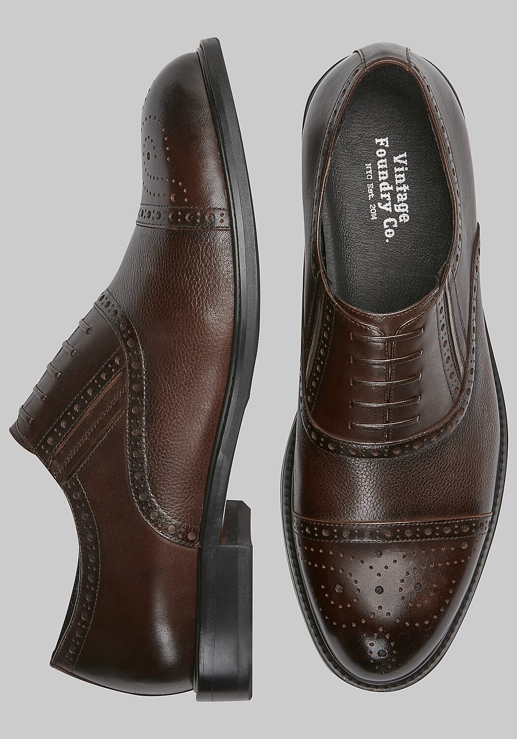 Vintage Foundry Cosmio Cap Toe No Lace Oxfords