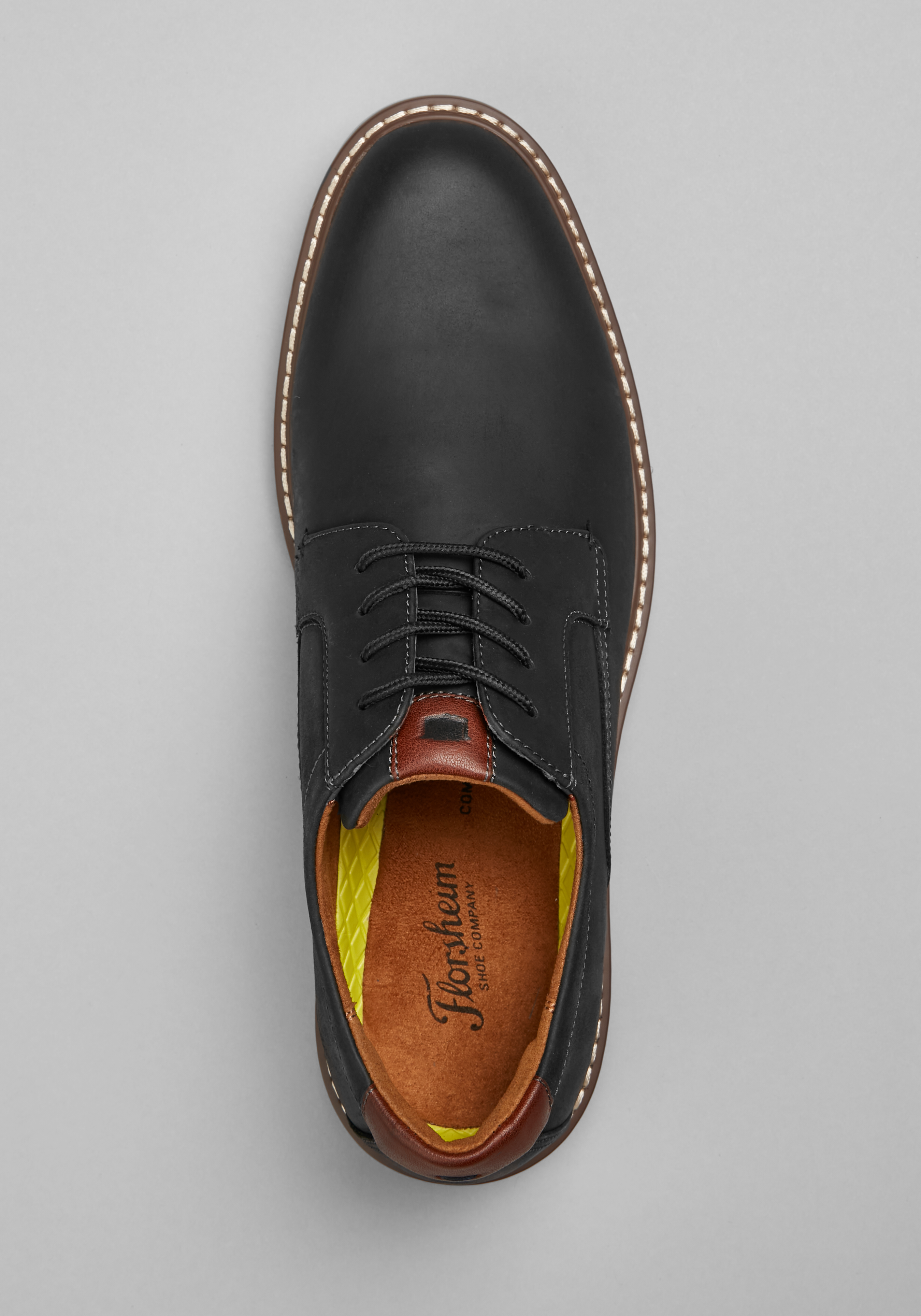 Florsheim Newtown Plain Toe Lace-Up Oxfords