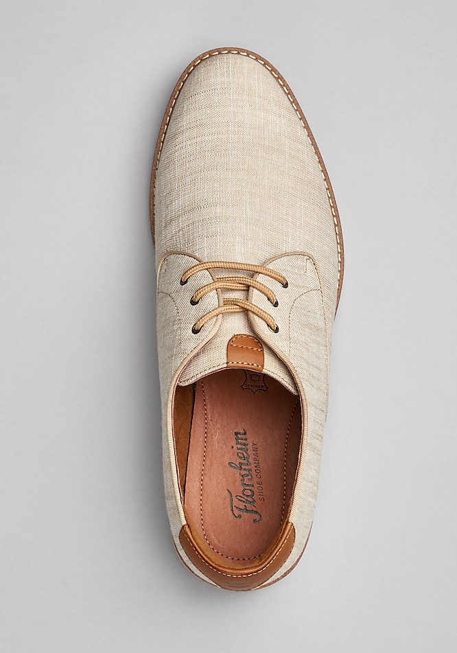 Men\'s Canvas Plain Toe Oxford Lace Up Shoes Florsheim Men main image 3