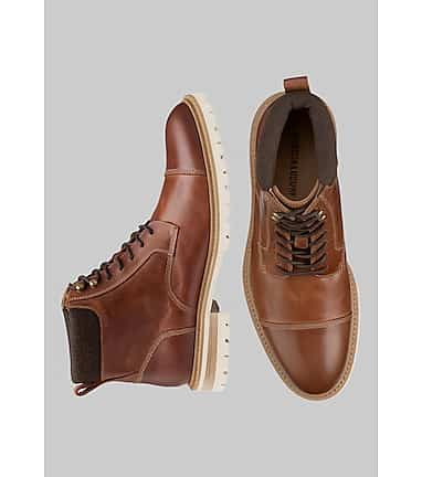 Johnston and murphy outlet brown boots