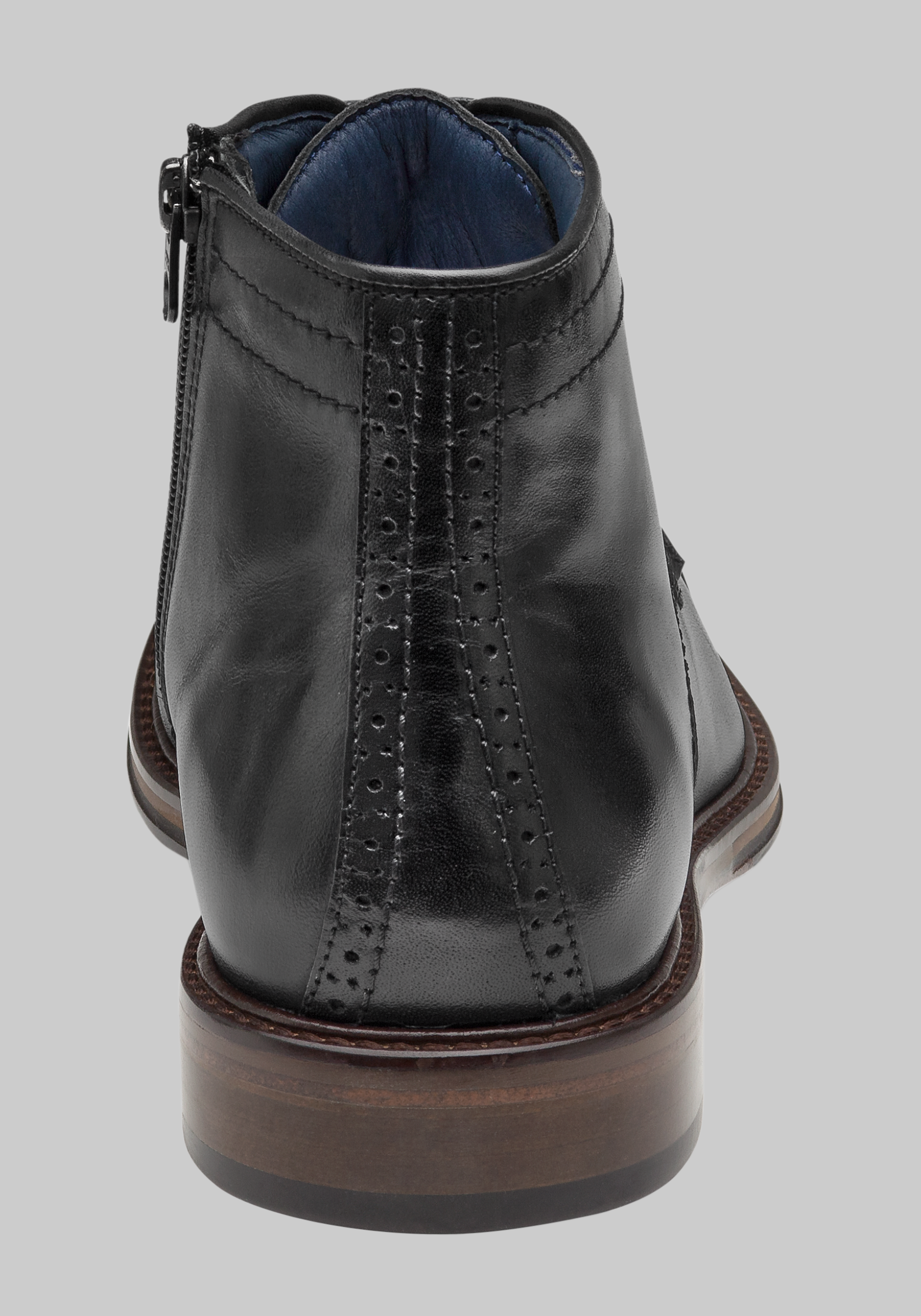 Johnston & Murphy Raleigh Cap Toe Zip-Up Boots