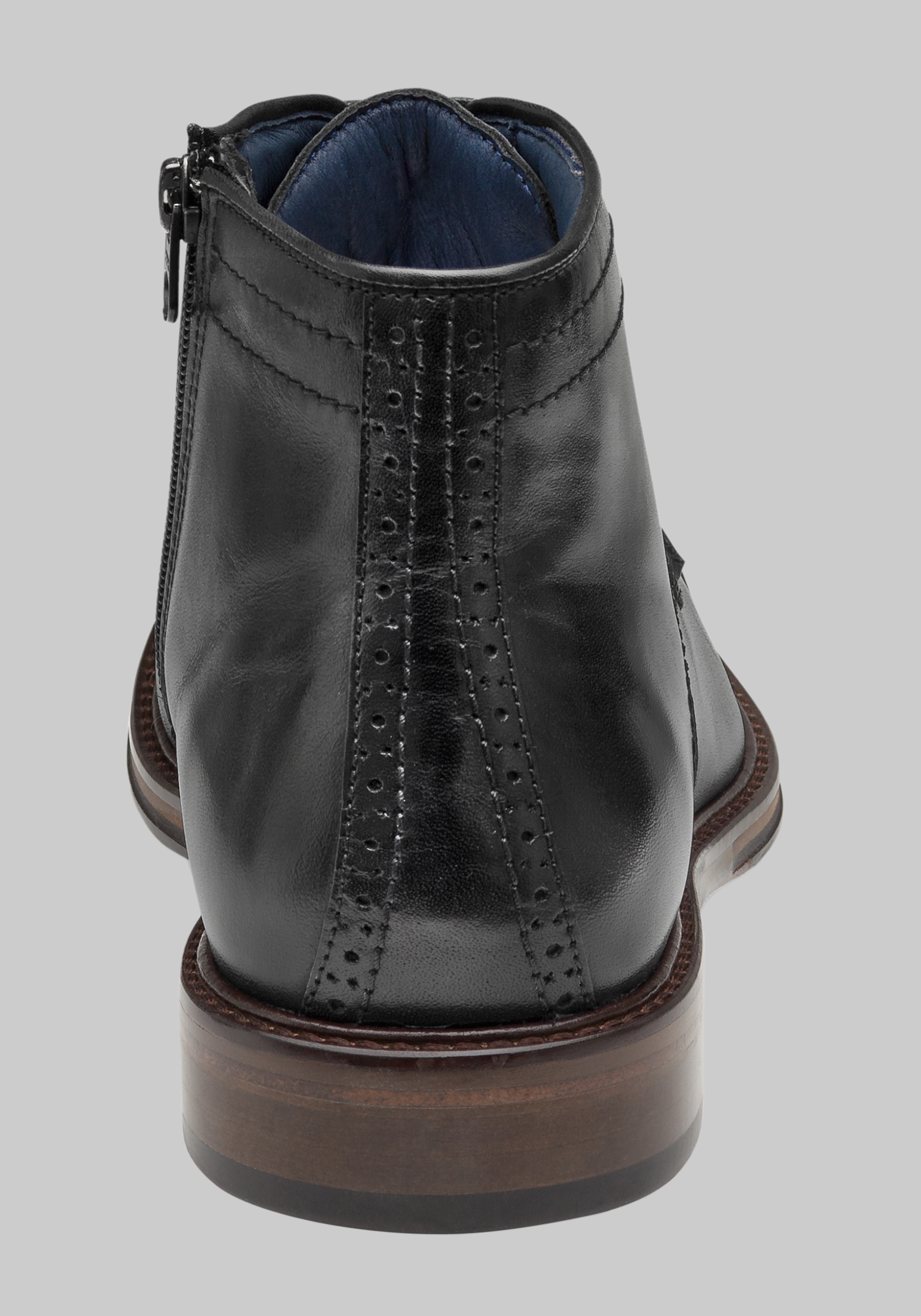 Johnston & Murphy Raleigh Cap Toe Zip-Up Boots