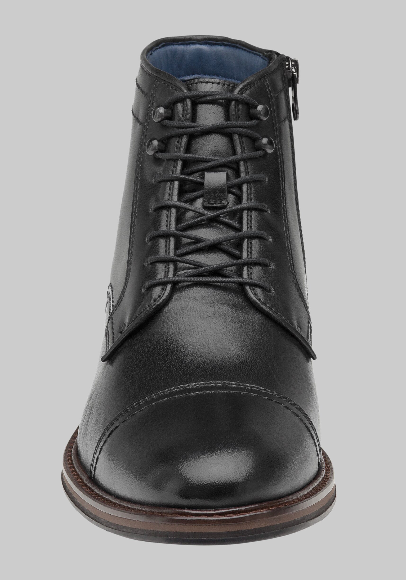 Johnston & Murphy Raleigh Cap Toe Zip-Up Boots