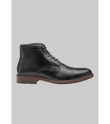 Johnston murphy hotsell black boots