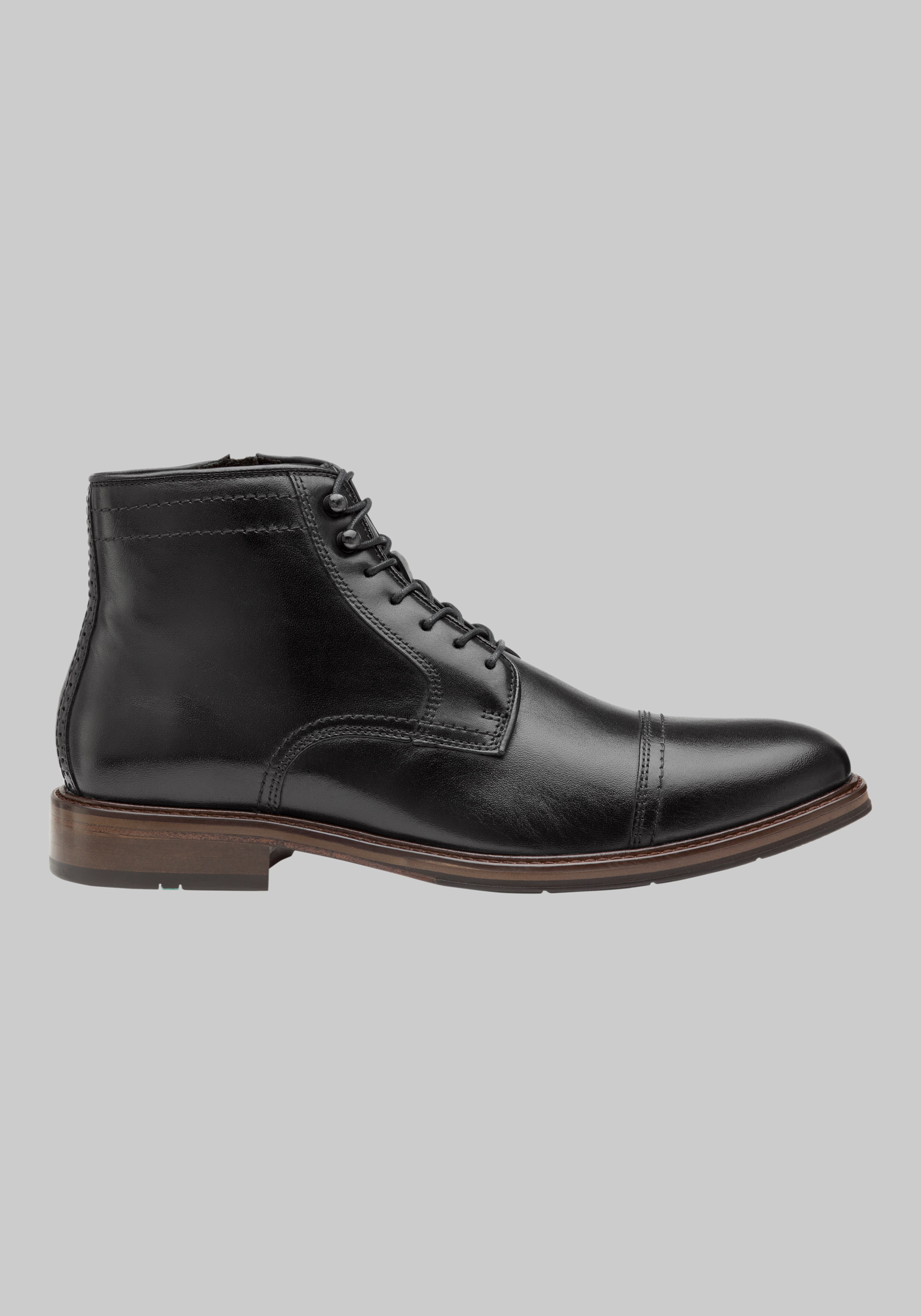 Johnston & Murphy Raleigh Cap Toe Zip-Up Boots
