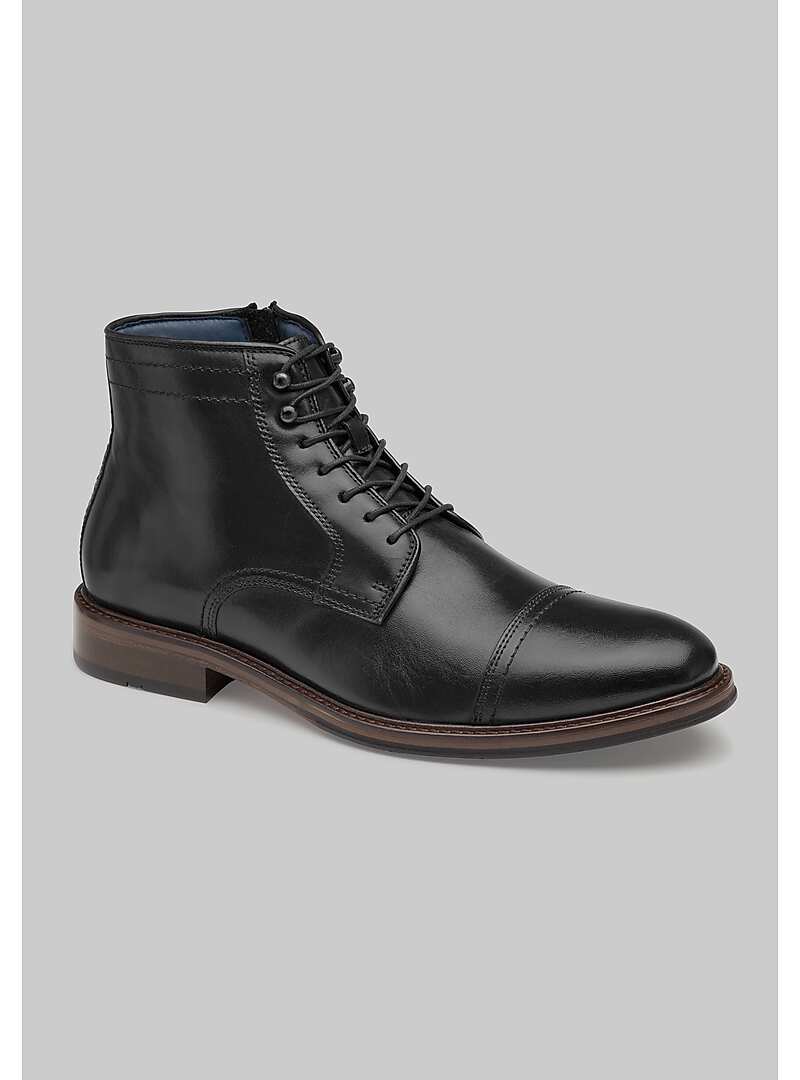Johnston & Murphy Raleigh Cap Toe Zip-Up Boots - Mens Clothing Online ...
