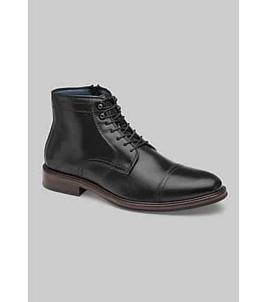 Johnston & murphy warner clearance cap toe zip boot