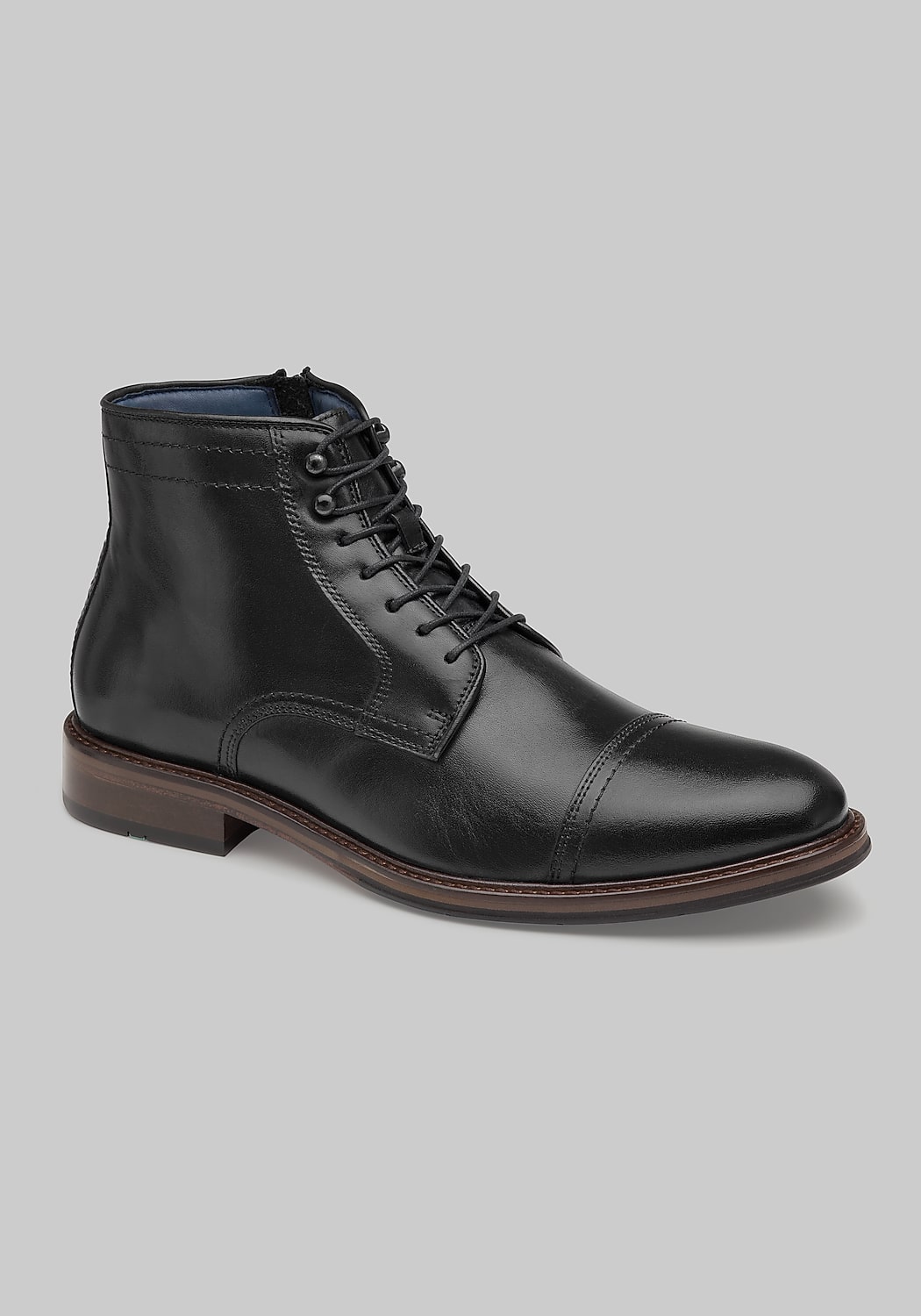 Johnston & Murphy Raleigh Cap Toe Zip-Up Boots