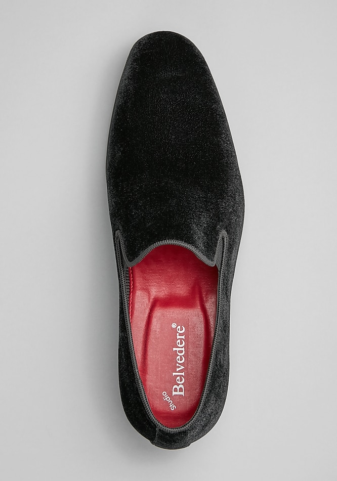 Belvedere Paolo Velvet Slip-On Formal Loafers - Belvedere  display picture 1