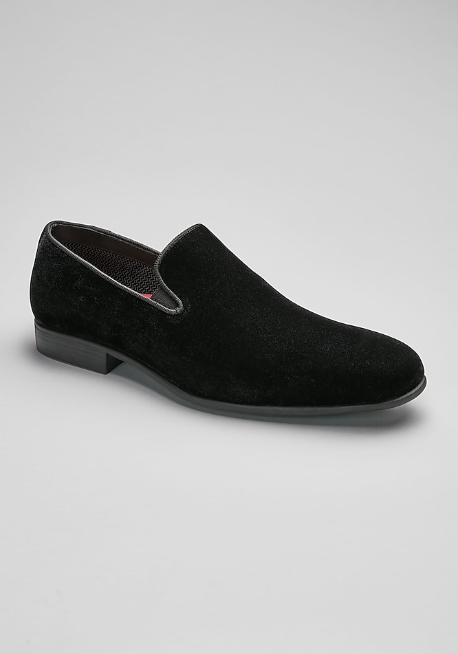velvet black dress shoes Steve Madden Men's Yardly Slip-On Loafers - Black - Size 8 main image 0