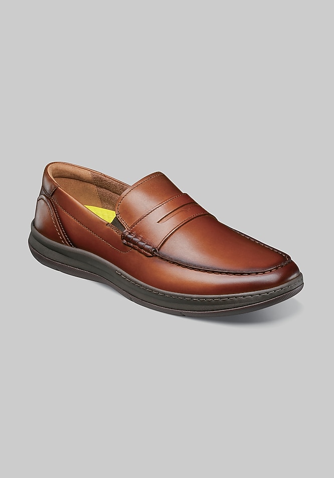 Florsheim Classic Tan Leather Loafers Men main image 4