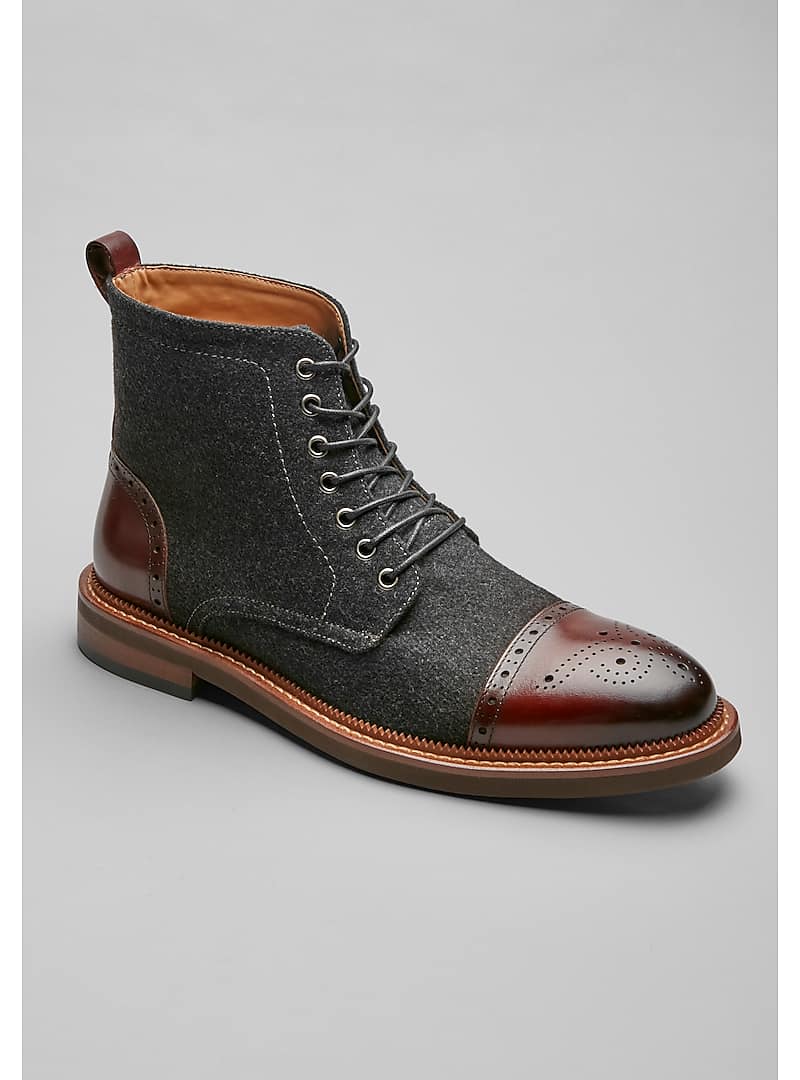 Joseph Abboud Stance Cap Toe Boots - All Shoes | Jos A Bank