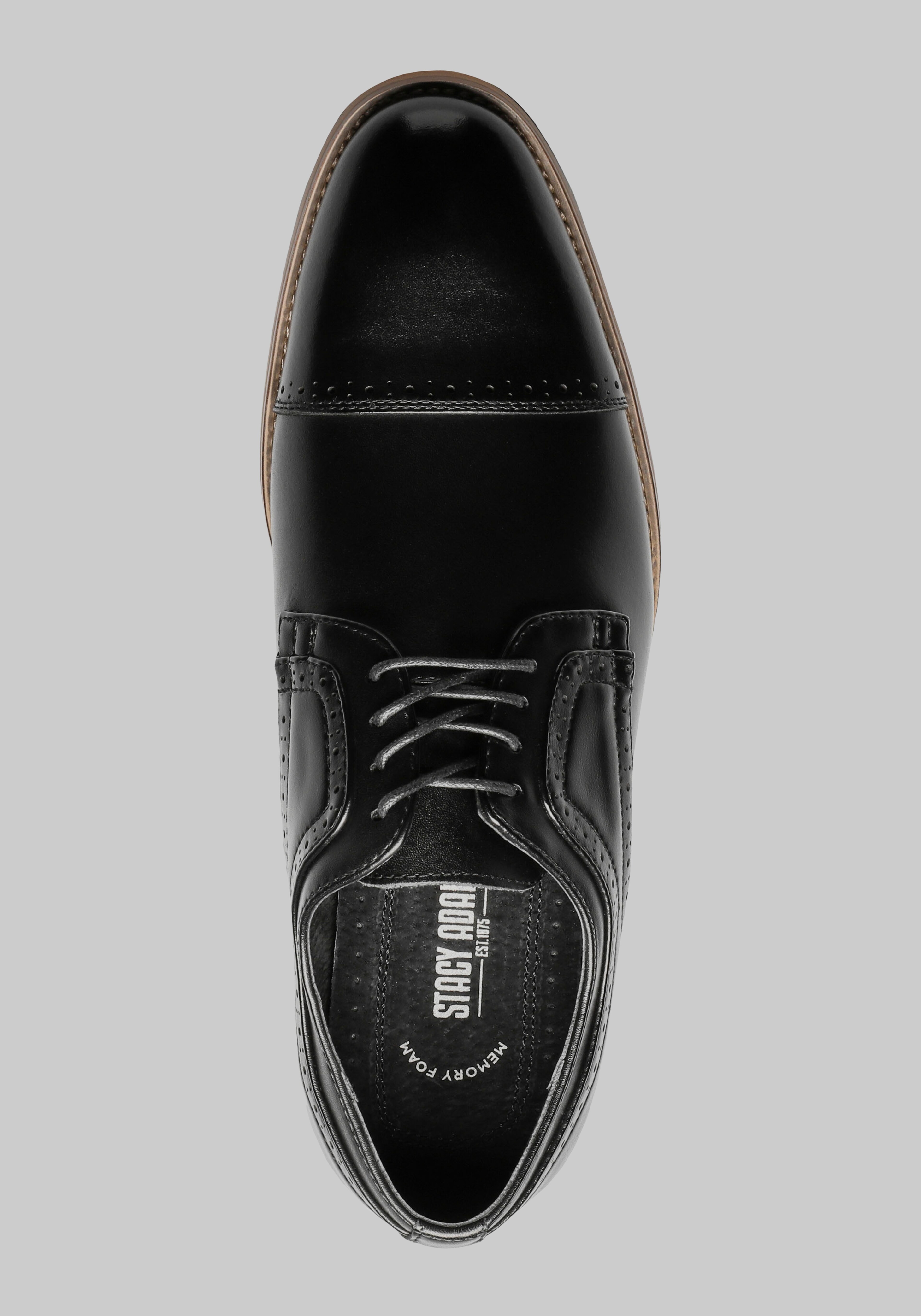 Stacy Adams Dickinson Leather Cap Toe Oxfords