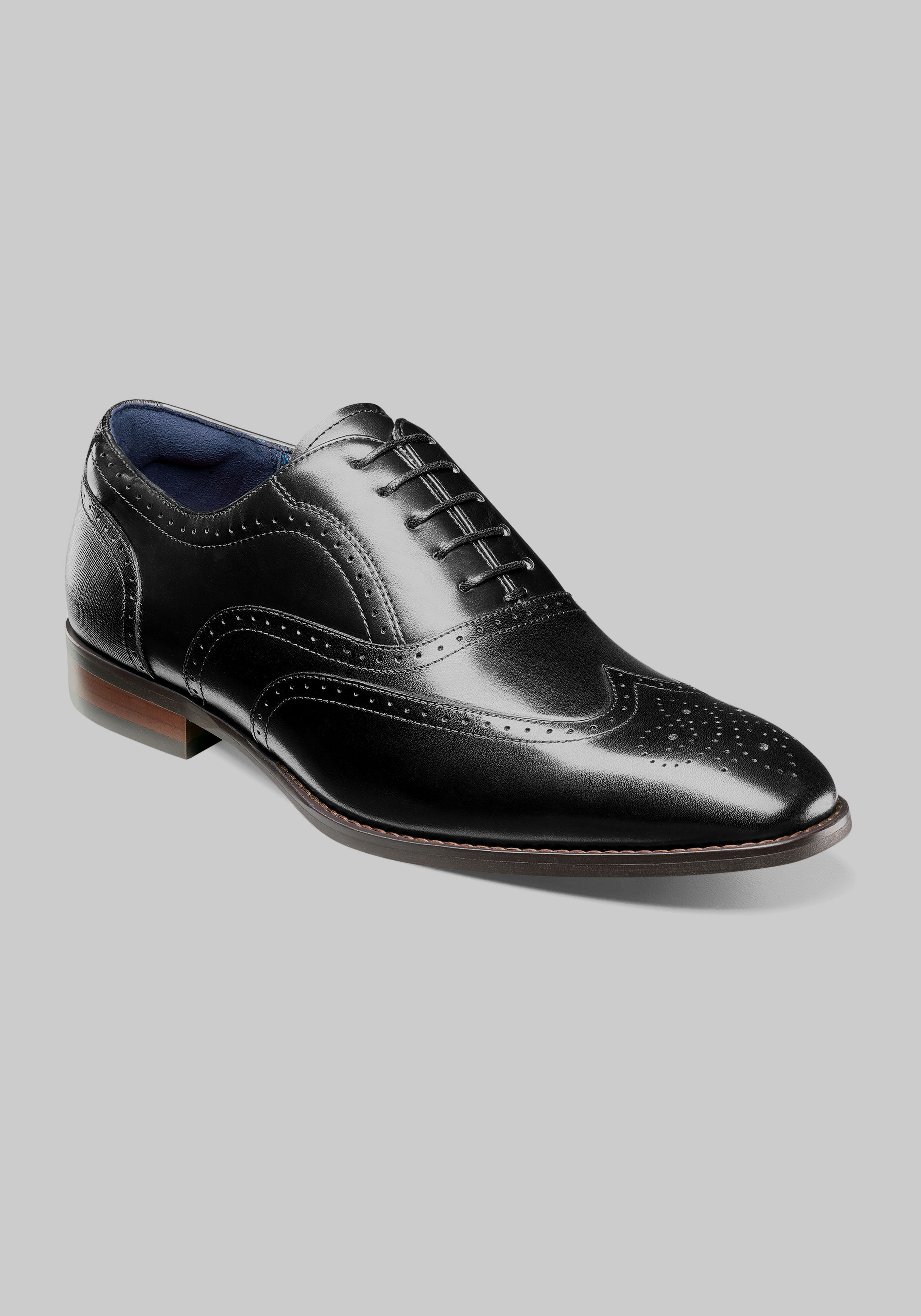 Men's Shoes, Stacy Adams Kaine Wingtip Oxfords - Jos A Bank