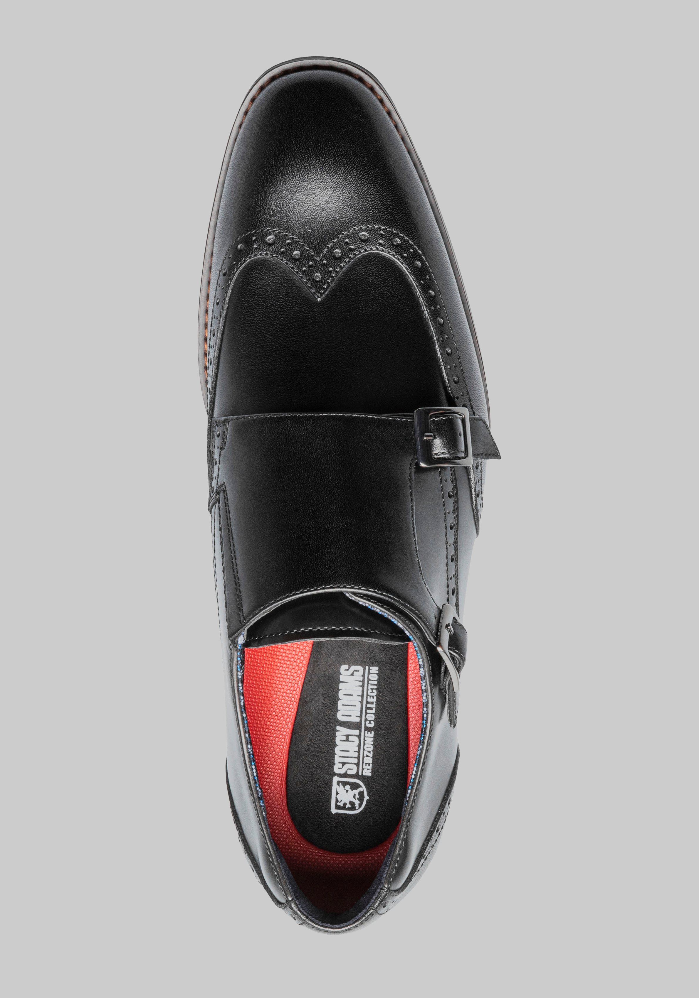 Stacy Adams Karson Wingtip Double Monk Straps