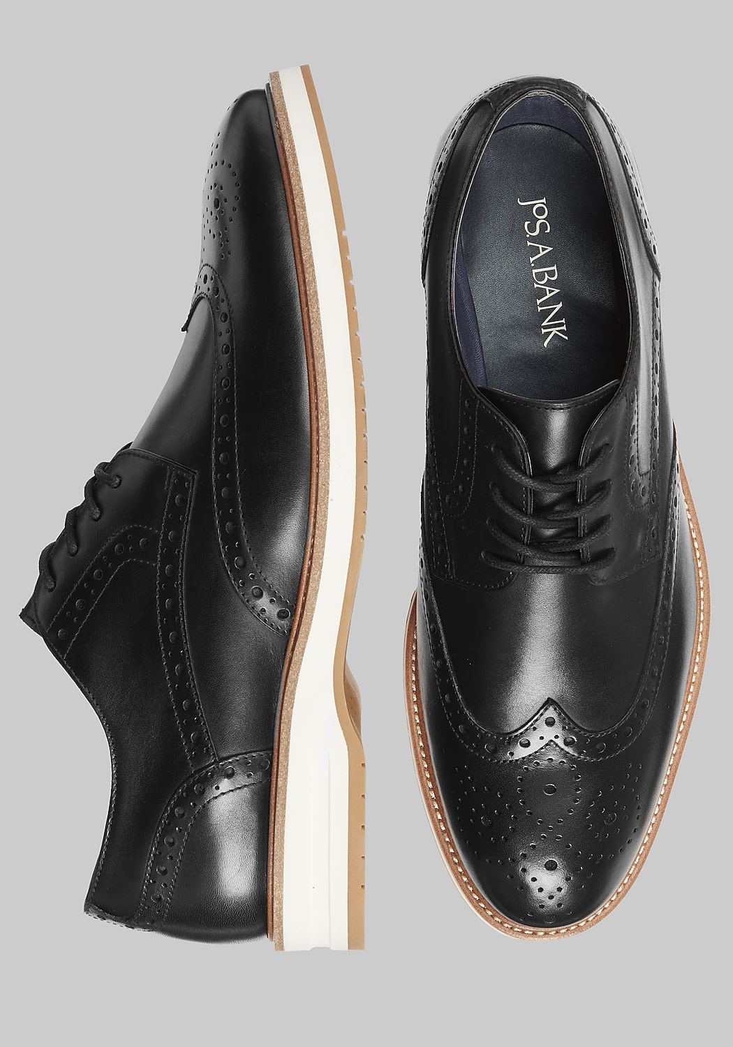 Jos. A. Bank Hybrid Wingtip Shoes CLEARANCE