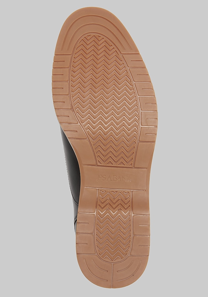 Jos. A. Bank Black Leather Cap-Toe Derby Lace-Up Shoes Jos. A. Bank Hybrid Derby Shoes - Jos. A. Bank Collection  main image 3