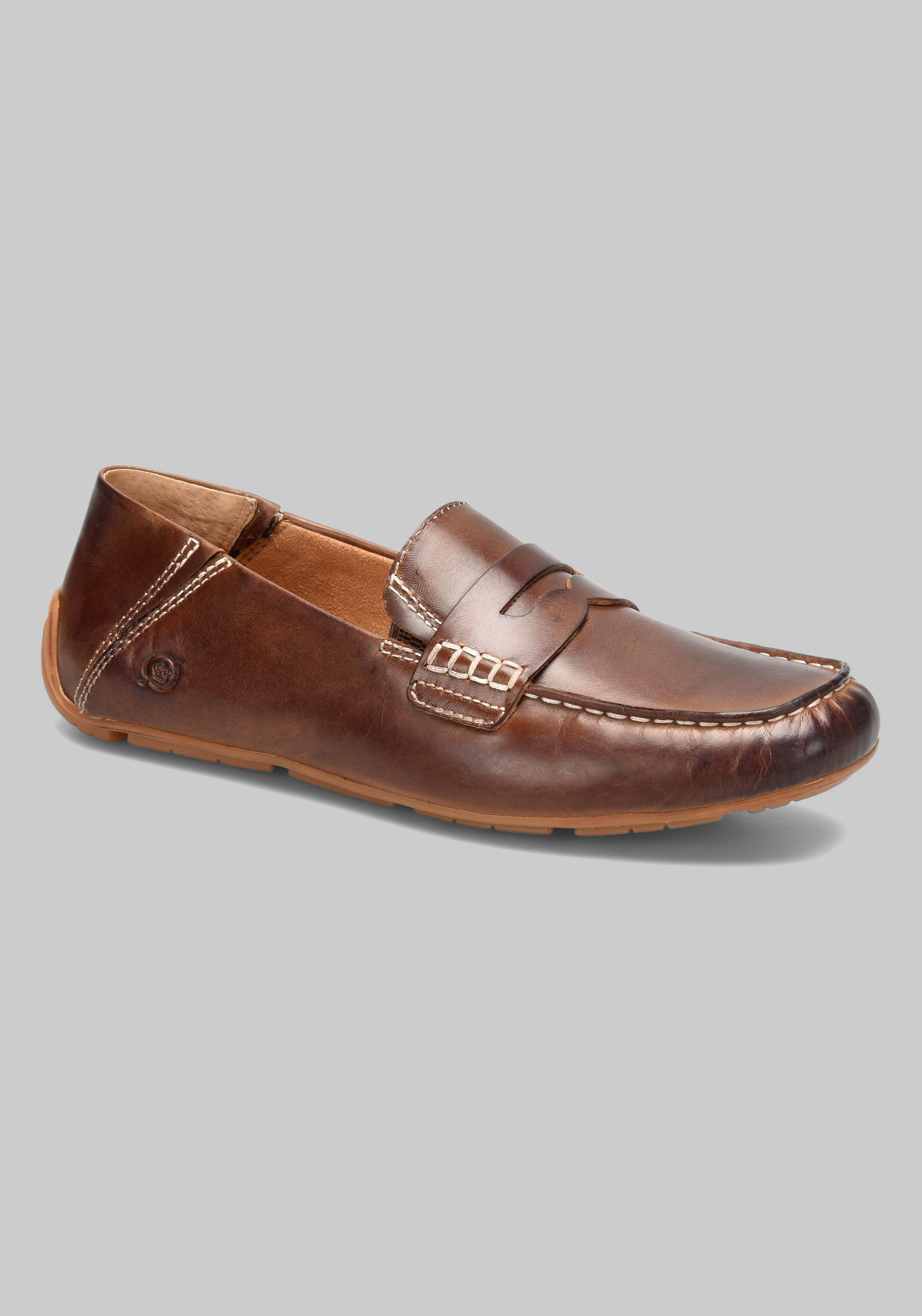 Men's Shoes, Born Marcel Penny Loafers - Jos A Bank