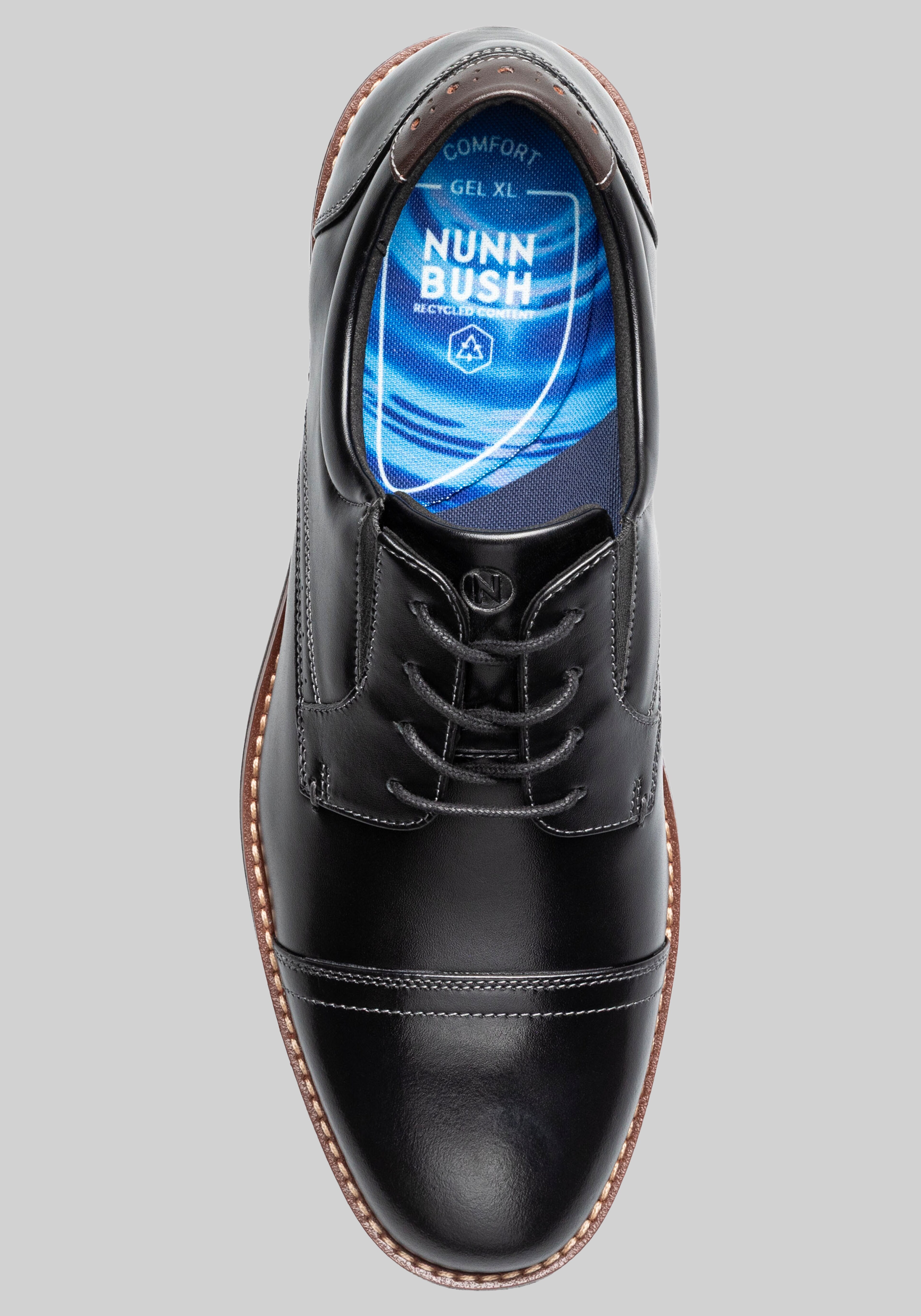 Nunn Bush Fitz Flex Cap Toe Oxfords
