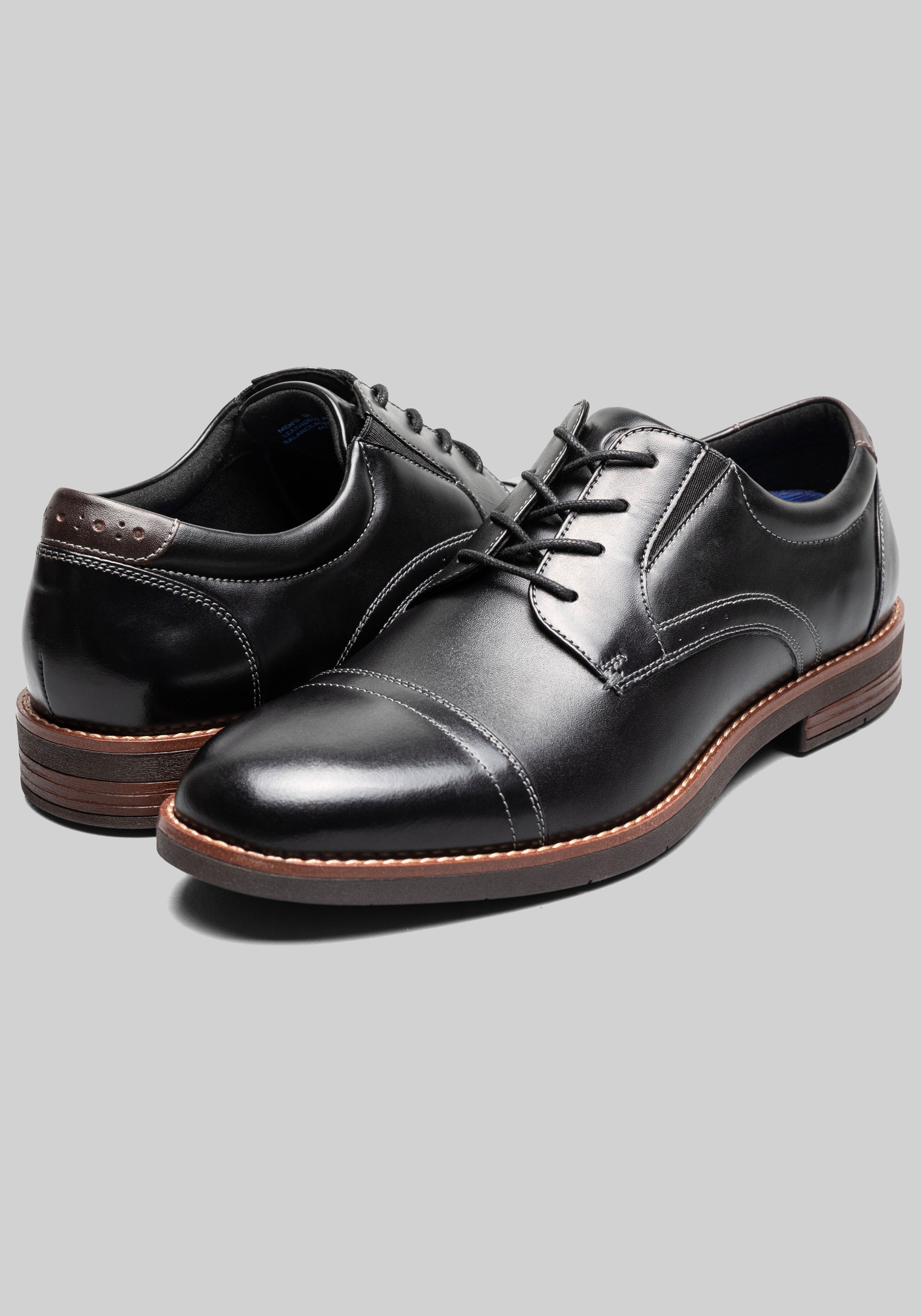 Nunn Bush Fitz Flex Cap Toe Oxfords