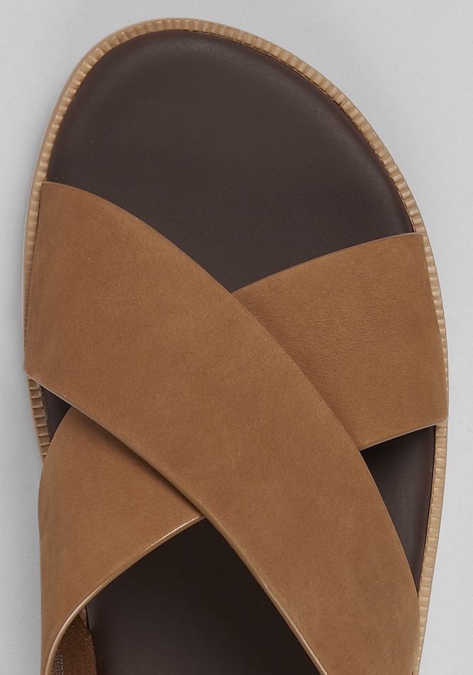 国内在庫・即納可能 COLE HAAN NANTCKT CROSS SANDALS Men's Nantucket Cross Strap Sandals in Brown | Cole Haan