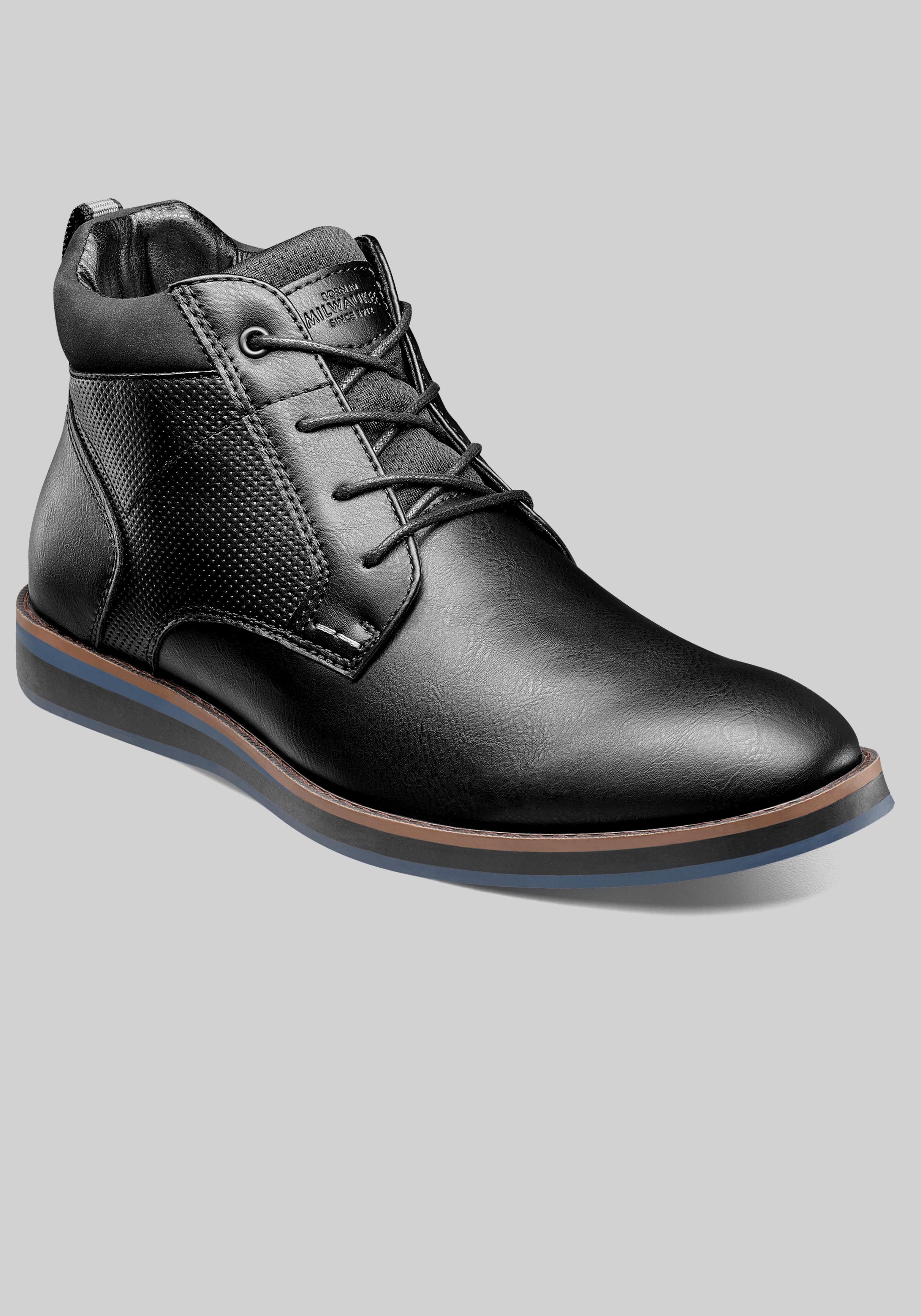 Men's Shoes, Nunn Bush Circuit Plain Toe Boots - Jos A Bank