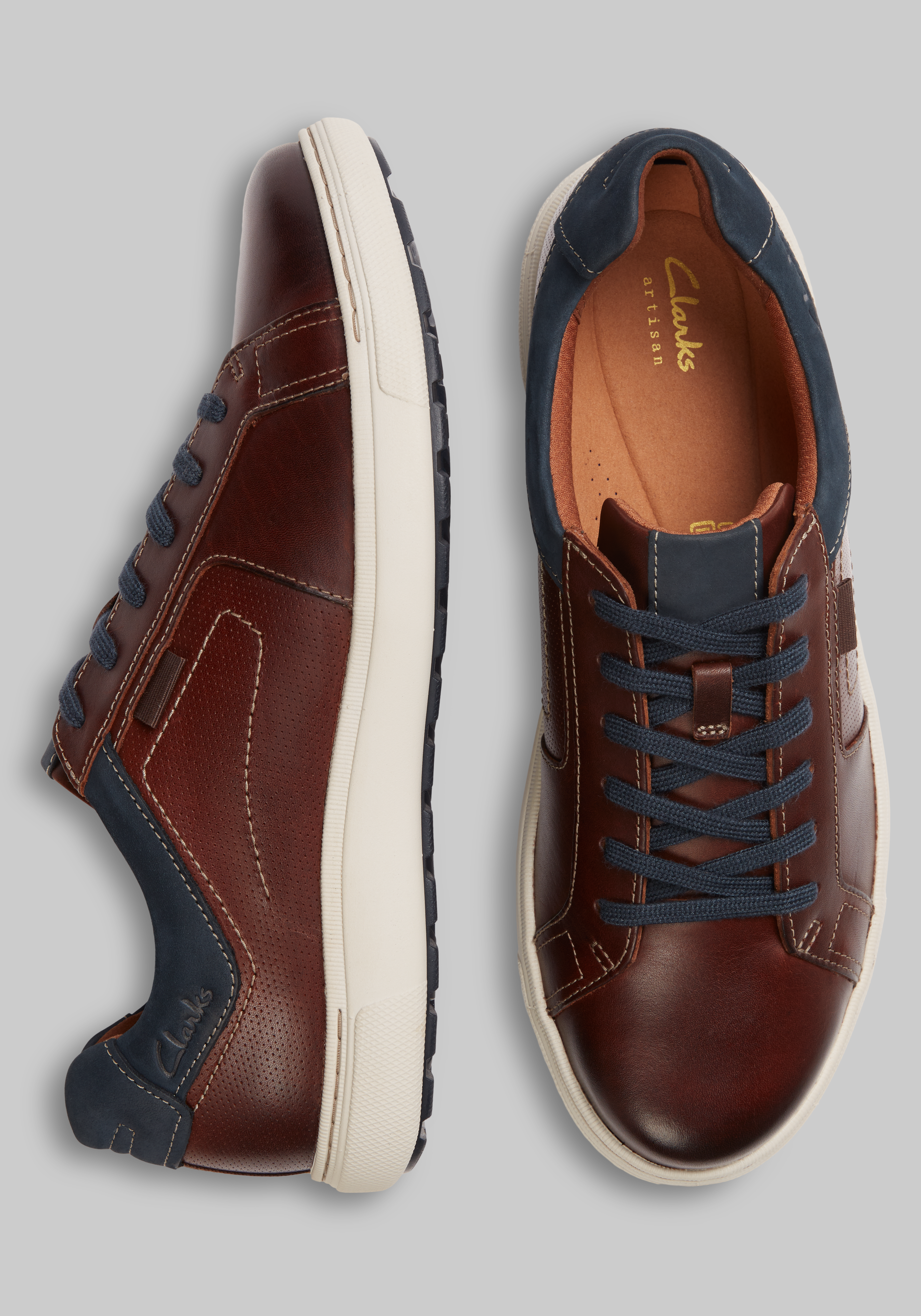 Men's Shoes, Clarks Mapstone Sneakers - Jos A Bank