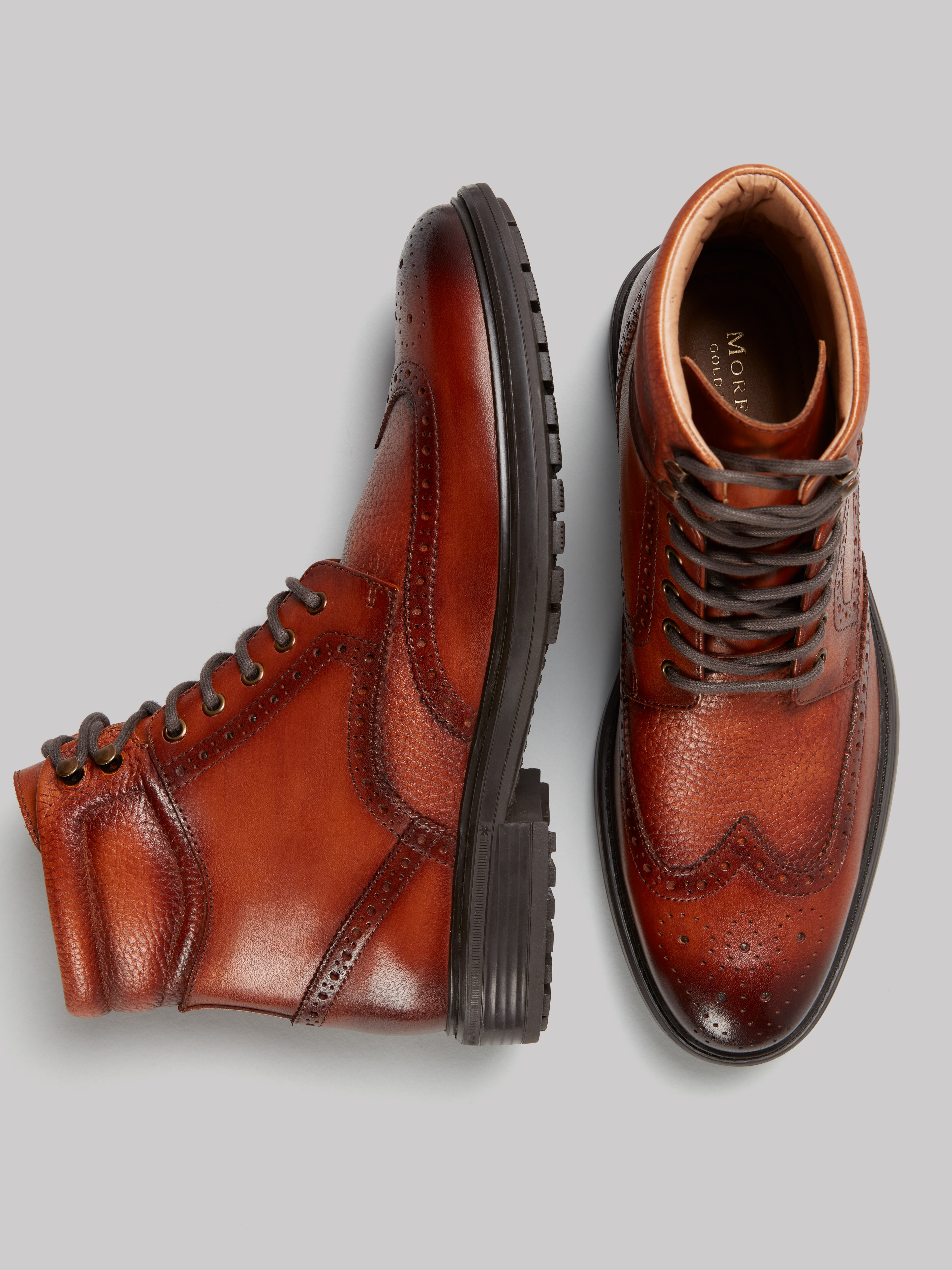 Moretti Zion Lace-Up Boots
