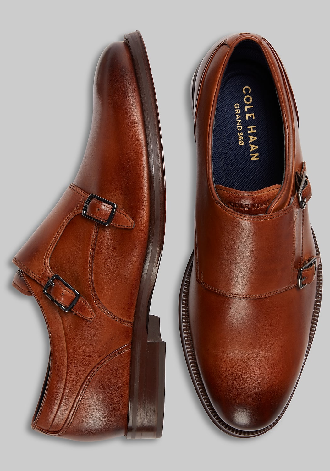 Cole Haan Carnegie Monk Strap Loafers CLEARANCE