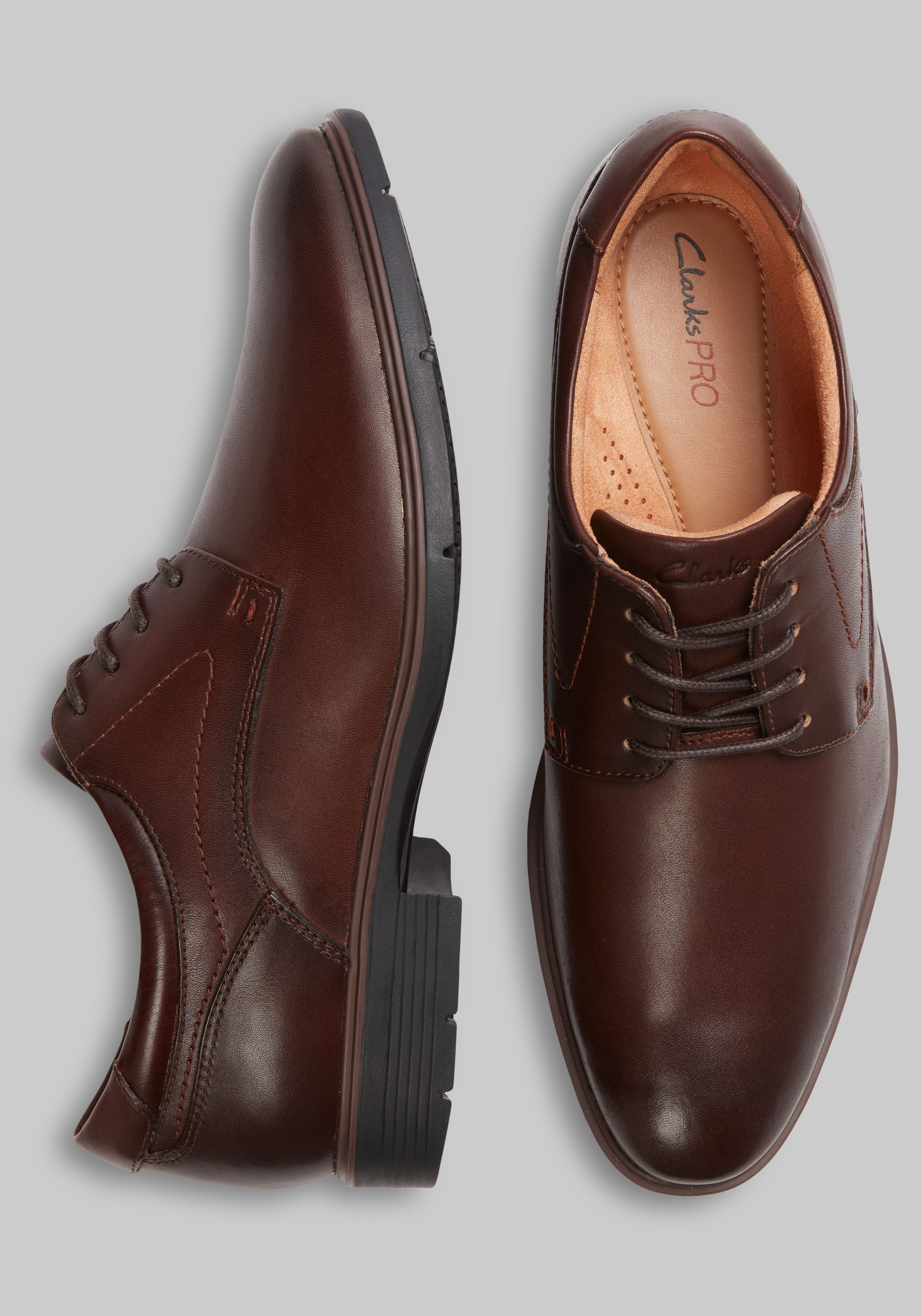 Men's Shoes, Clarks Eldredge Plain Toe Oxfords - Jos A Bank