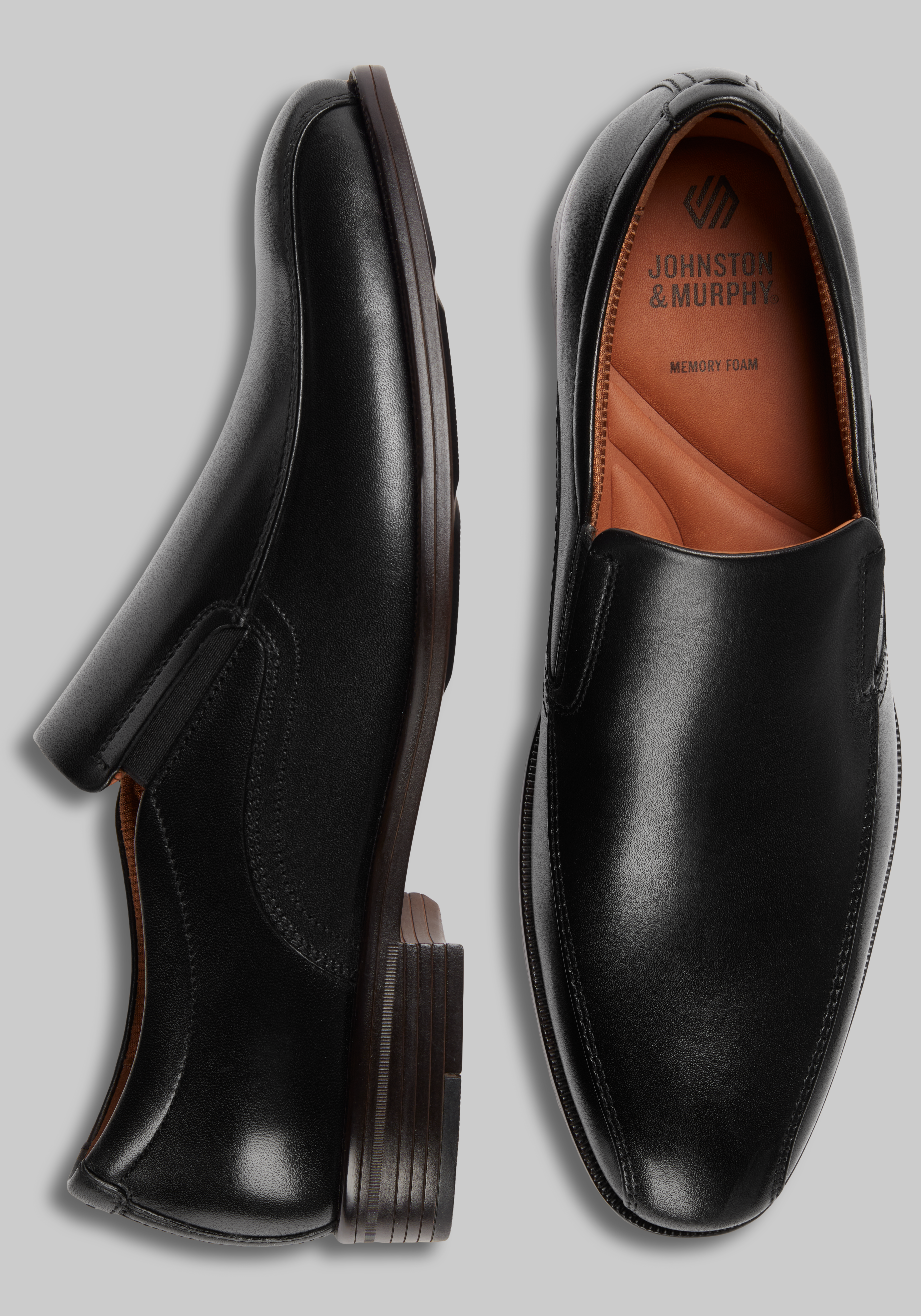 Men's Shoes, Johnston & Murphy Reeve Run-Off Venetian Loafers - Jos A Bank