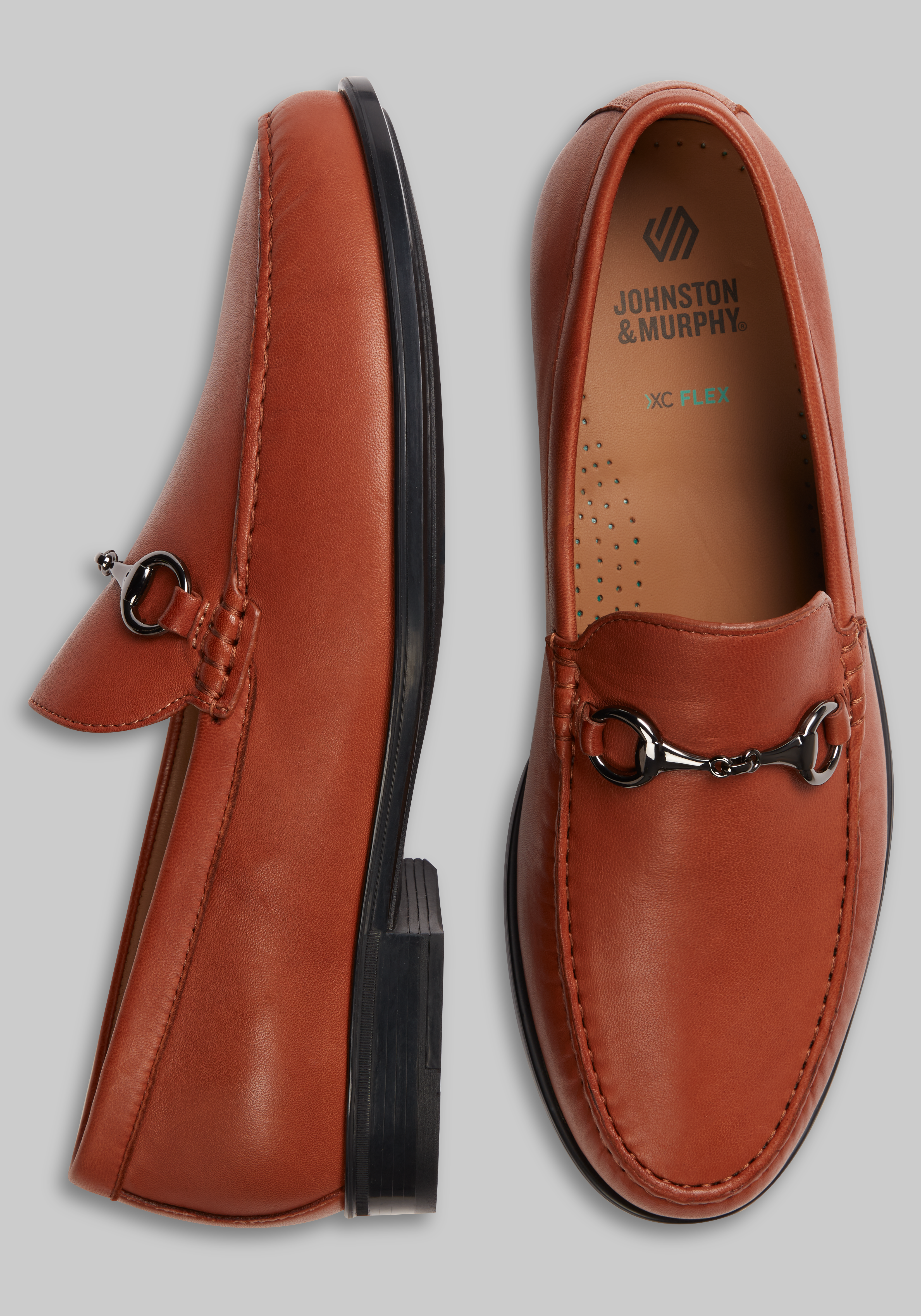 Men's Shoes, Johnston & Murphy XC Flex Harrison Bit Loafers - Jos A Bank