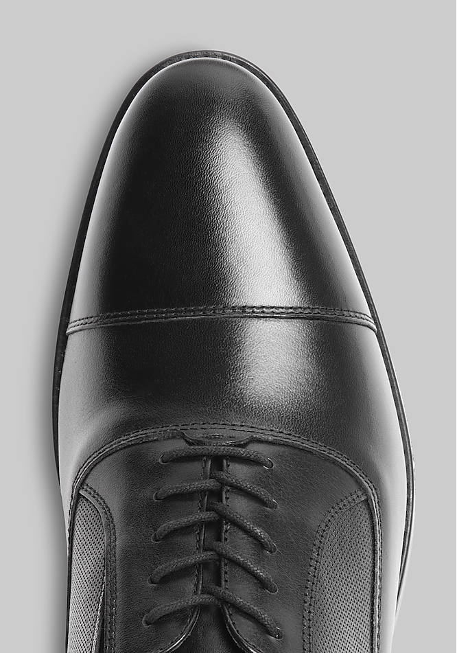 Johnston & Murphy XC Flex Landry Embossed Cap Toe Shoes - Johnston