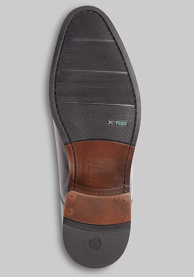 Johnston & Murphy XC Flex Landry Embossed Cap Toe Shoes - Johnston