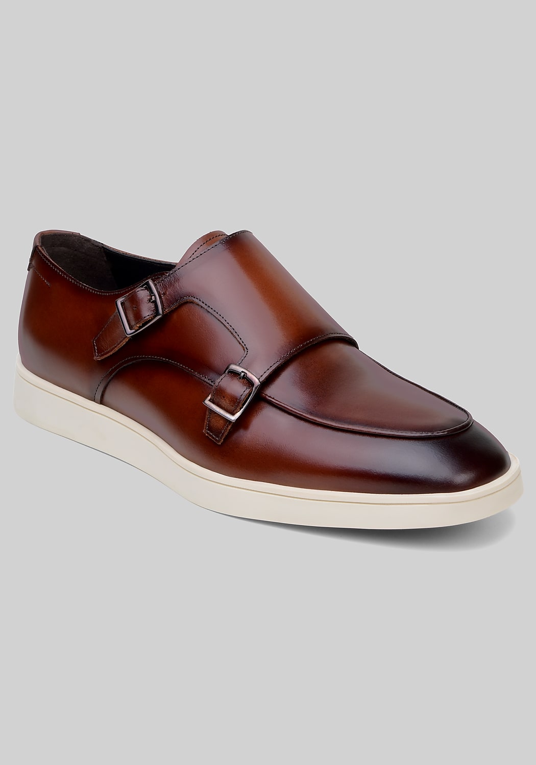 Belvedere Studio Marcio Double Buckle Monk Strap Shoes