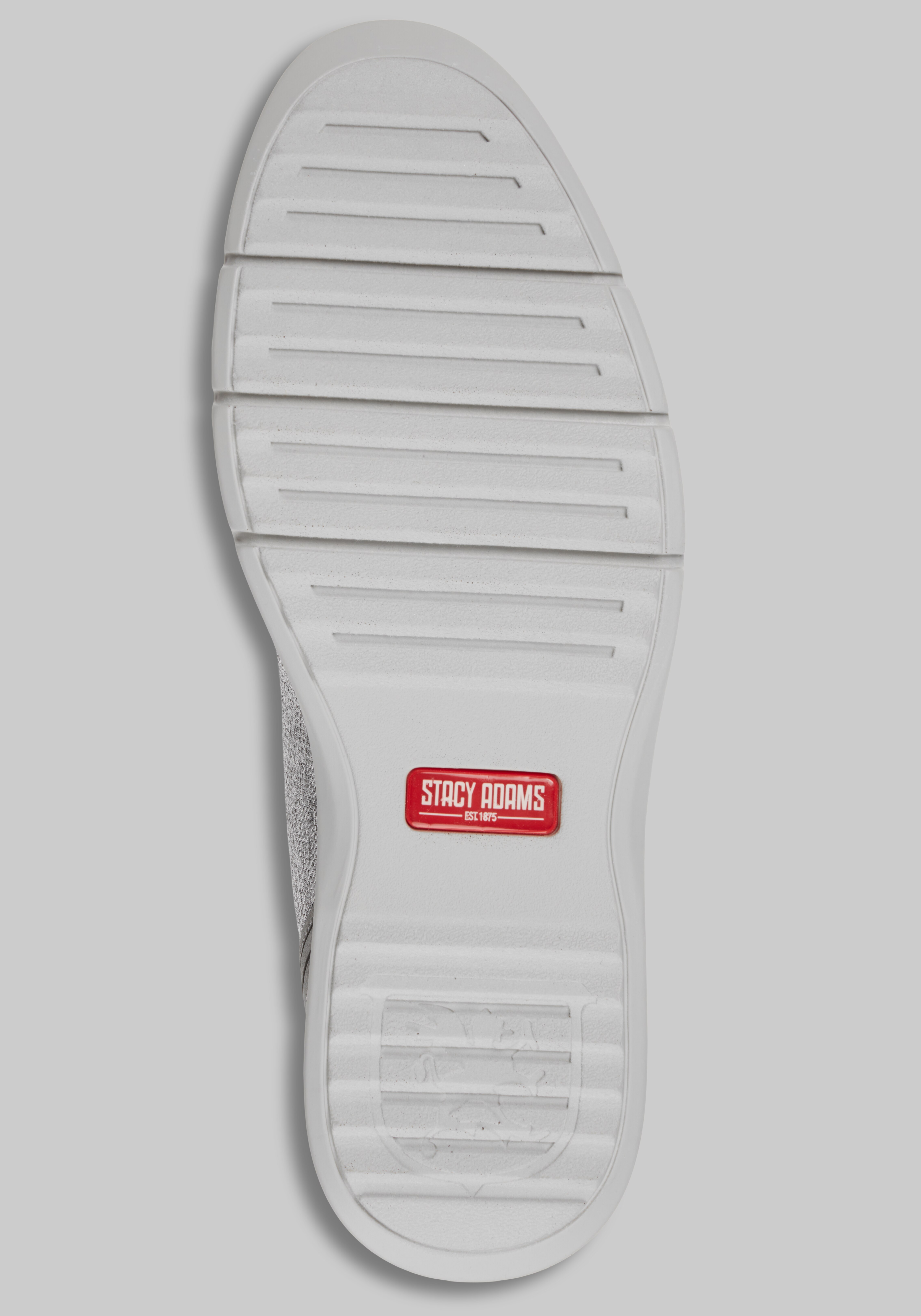 Stacy Adams Scanlan Plain Toe Elastic Lace-Up Shoes